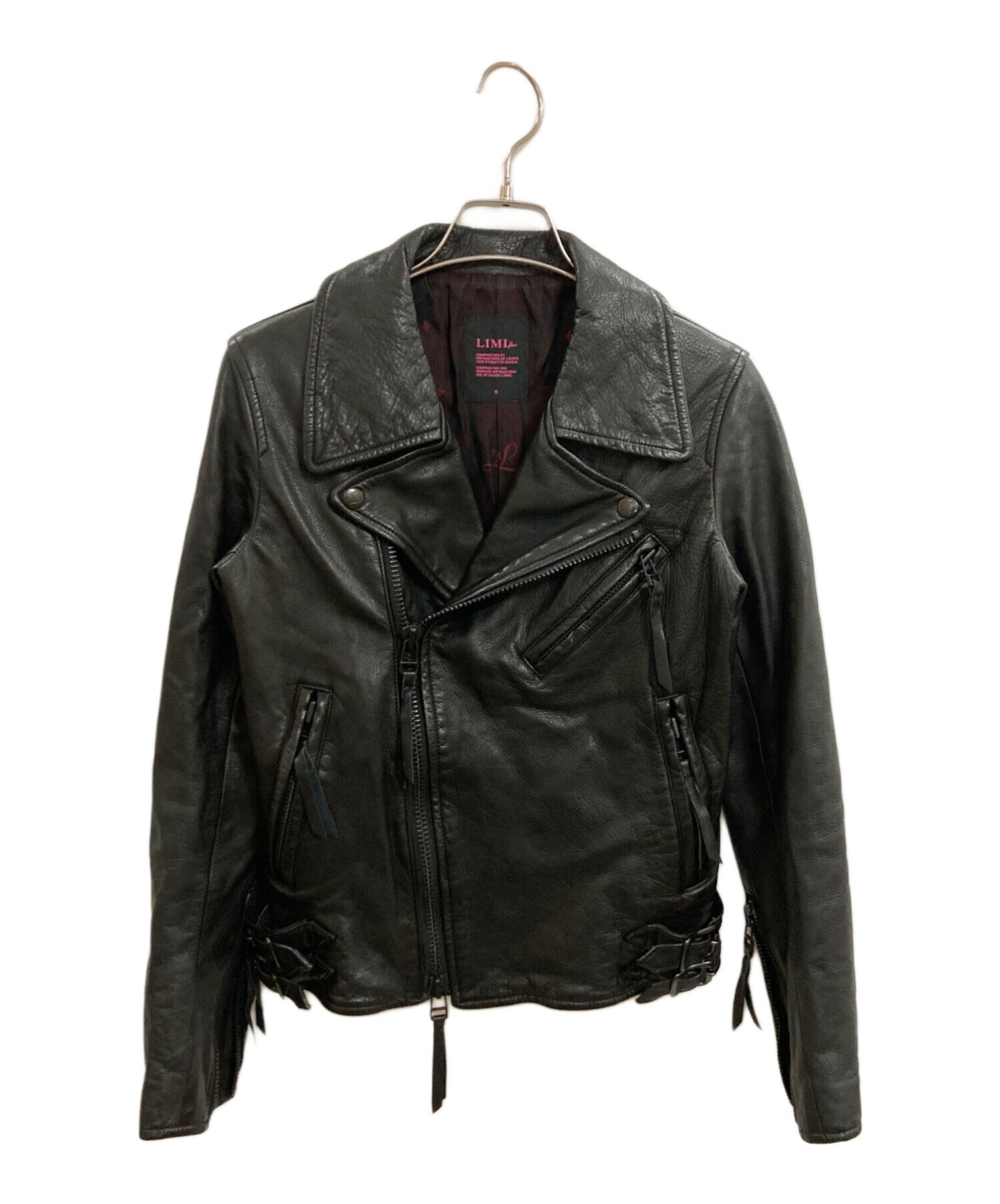 [Pre-owned] LIMI feu Cow Leather Jacket/LIMI feu LK-J26-700