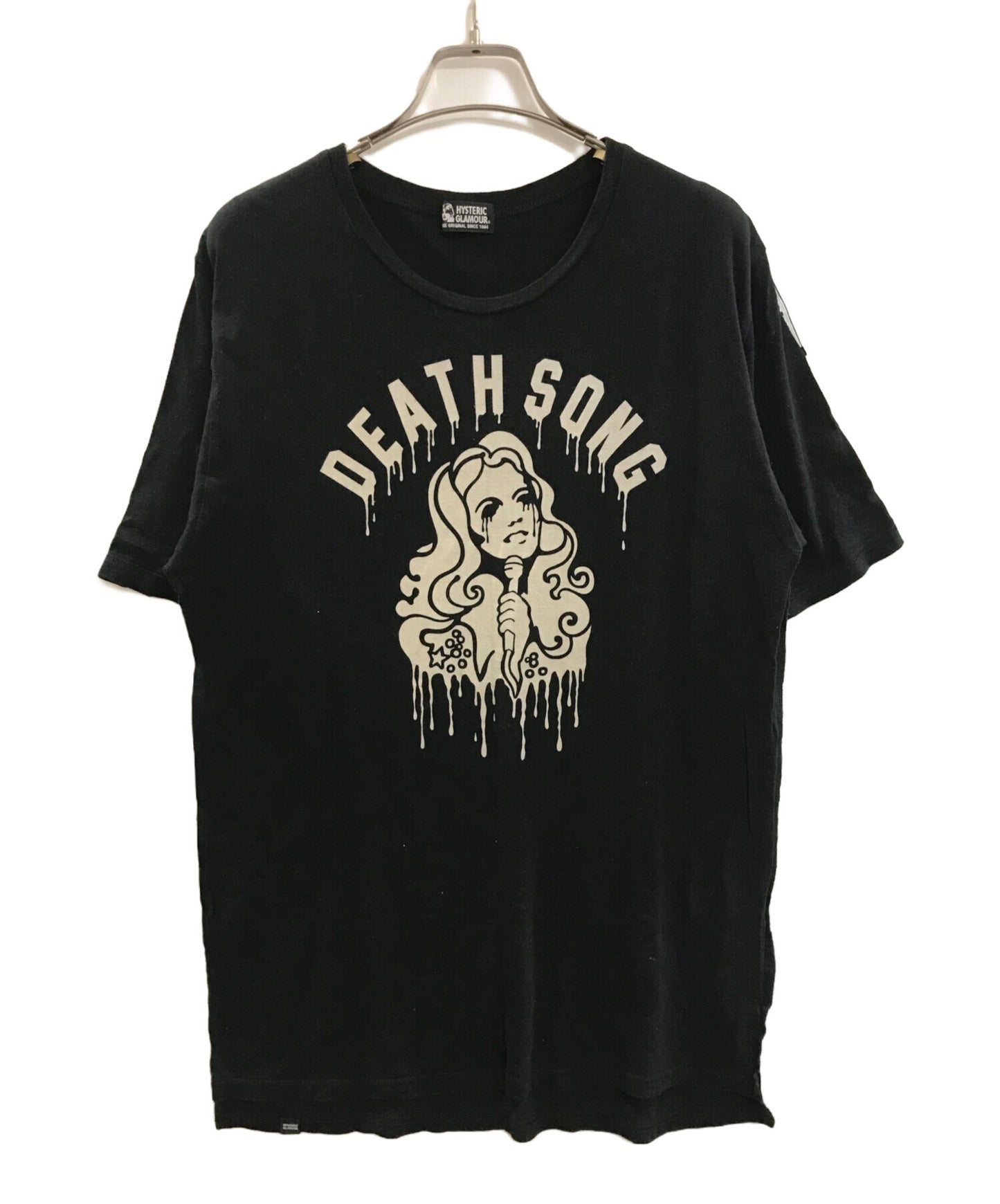 [Pre-owned] Hysteric Glamour DEATH SONG Printed Big T-shirt 01173CT06 01173CT06