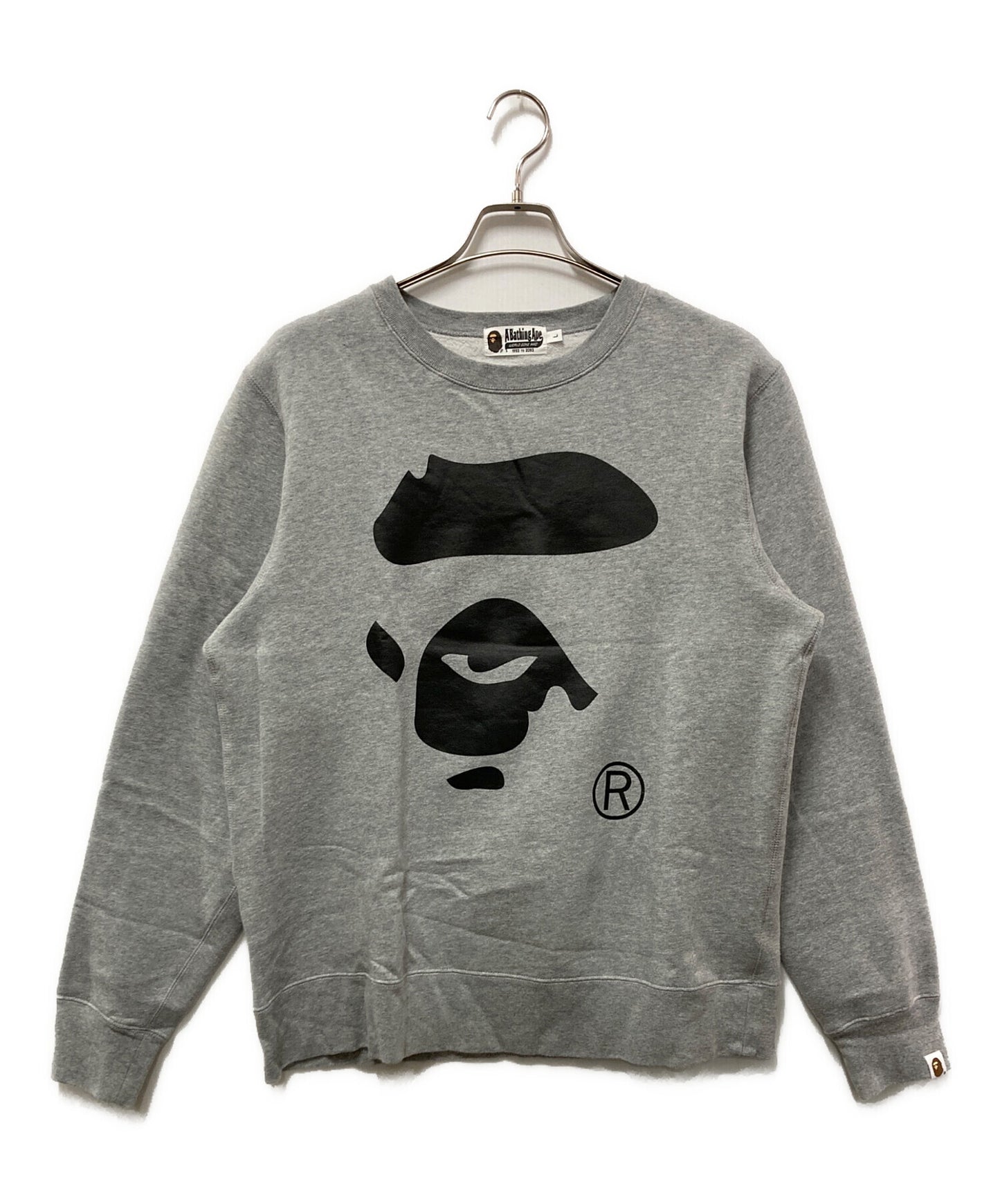 [Pre-owned] A BATHING APE Logo Print Sweatshirt 001GDJ201002H 001GDJ201002H