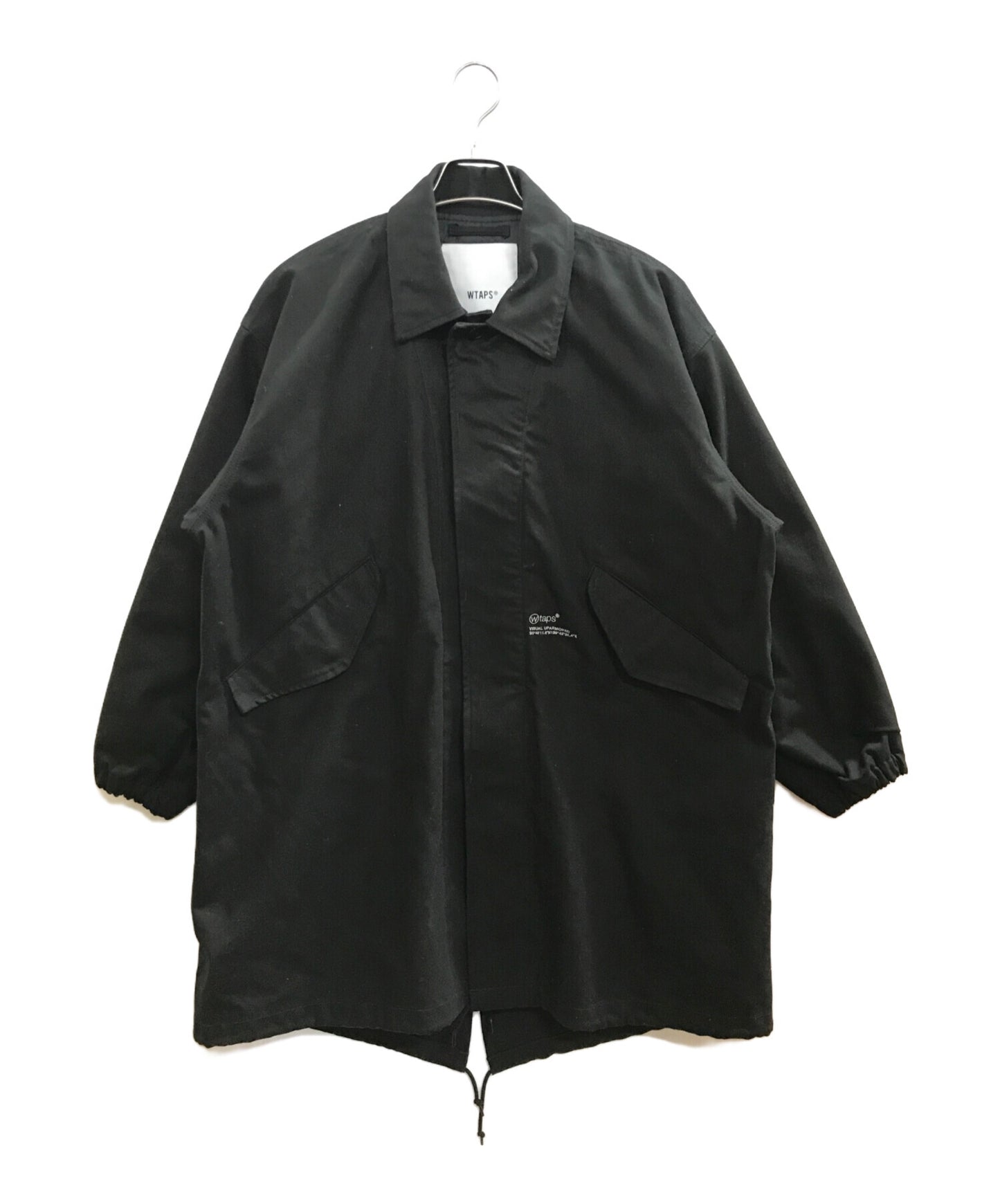 [Pre-owned] WTAPS Crossbones back print coat WTAPS 24AW model SMOCK / COAT / COTTON. SERGE 242WVDT-JKM03 242wvdt-jkm03