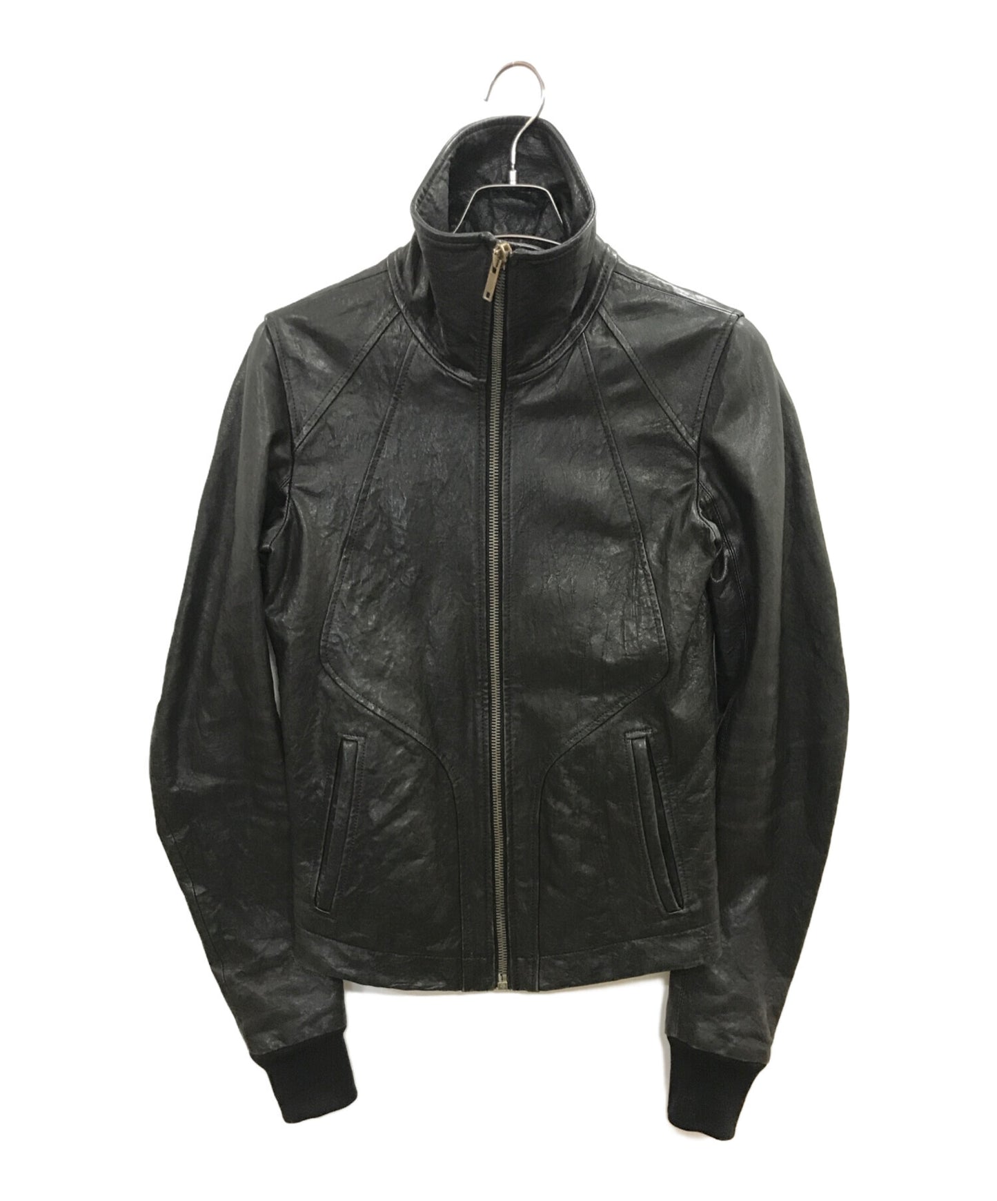 [Pre-owned] RICK OWENS High Neck Leather Jacket RICK OWENS RU4761 CRUST Period 09AW RU4761