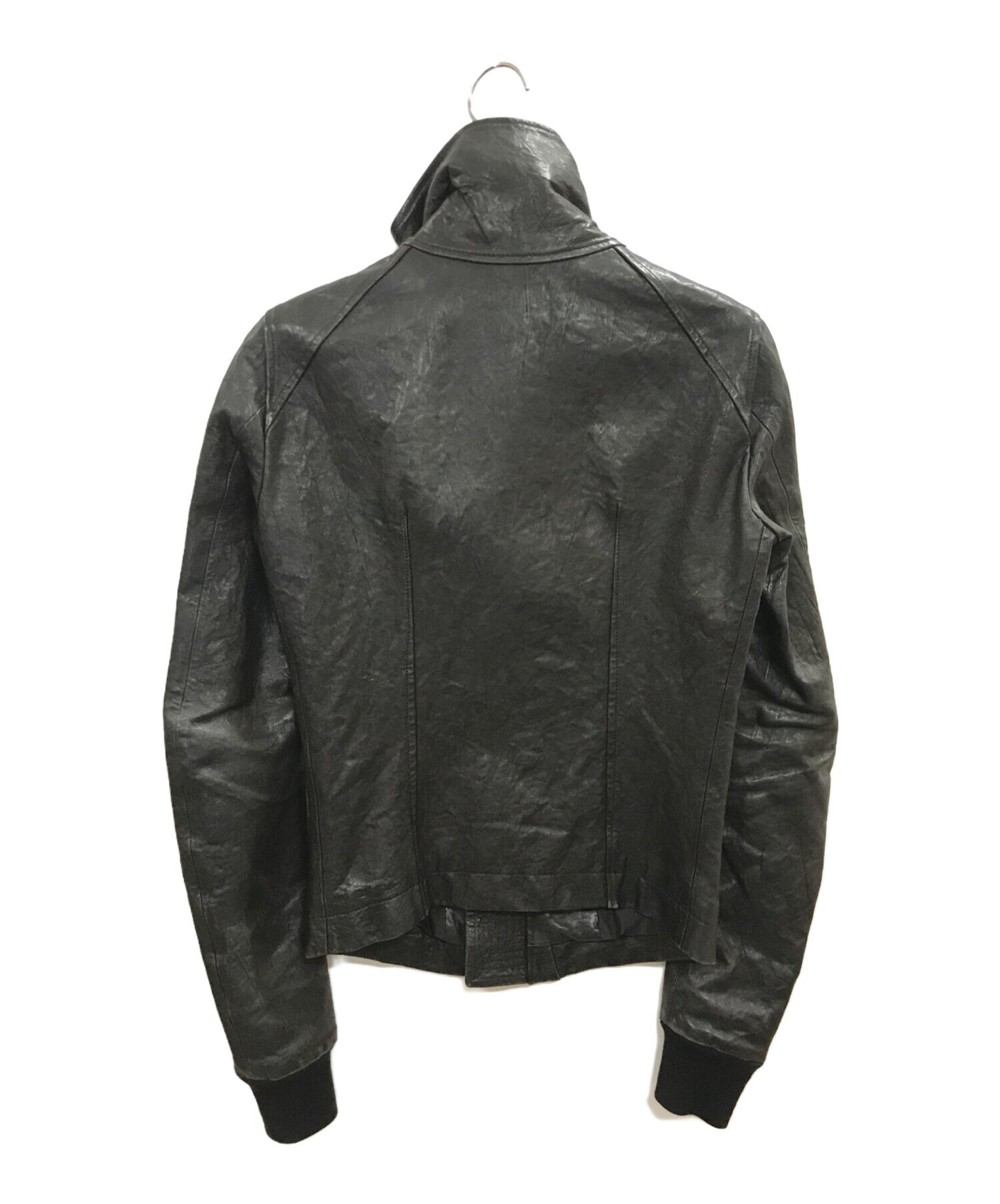 [Pre-owned] RICK OWENS High Neck Leather Jacket RICK OWENS RU4761 CRUST Period 09AW RU4761