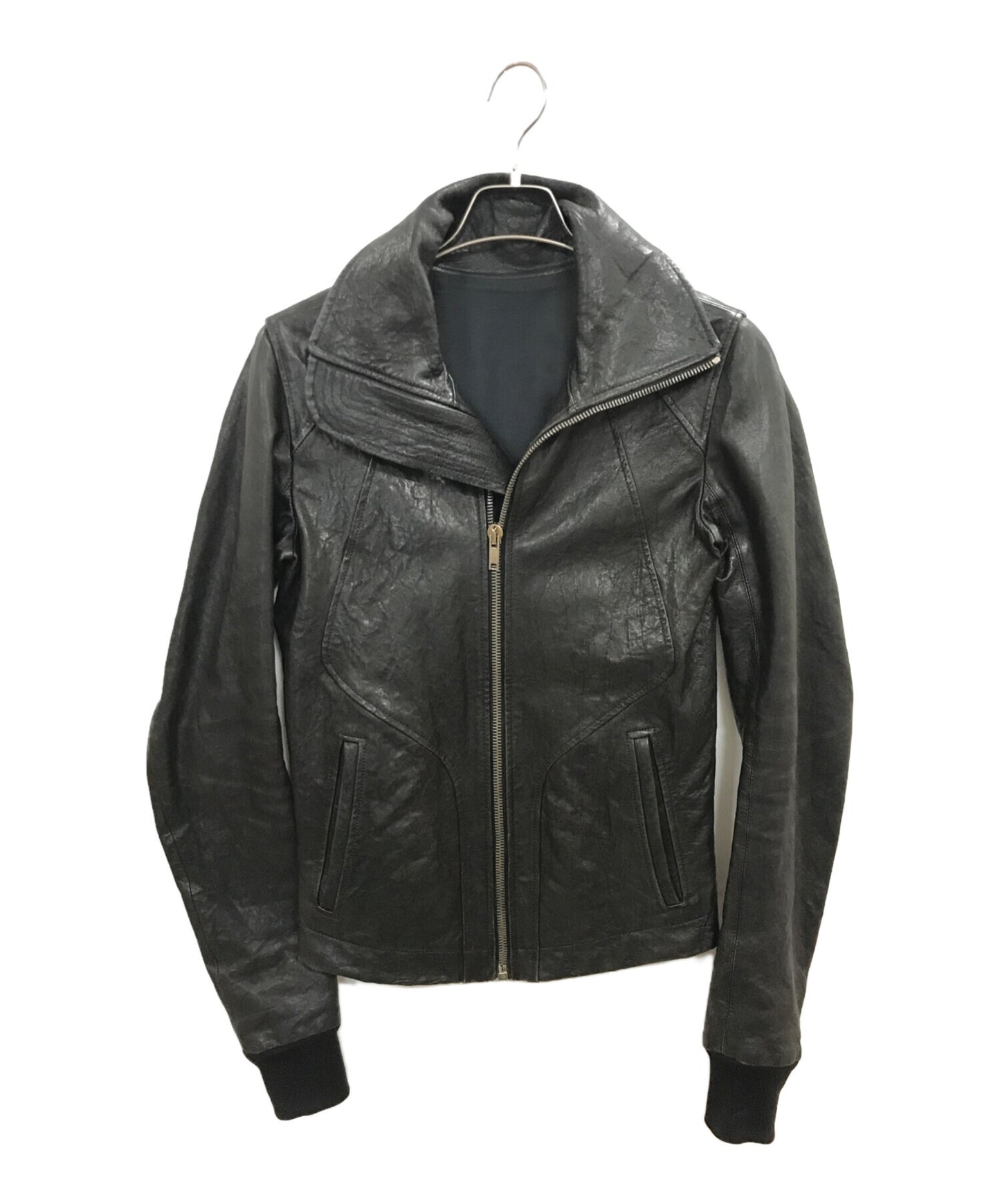 [Pre-owned] RICK OWENS High Neck Leather Jacket RICK OWENS RU4761 CRUST Period 09AW RU4761