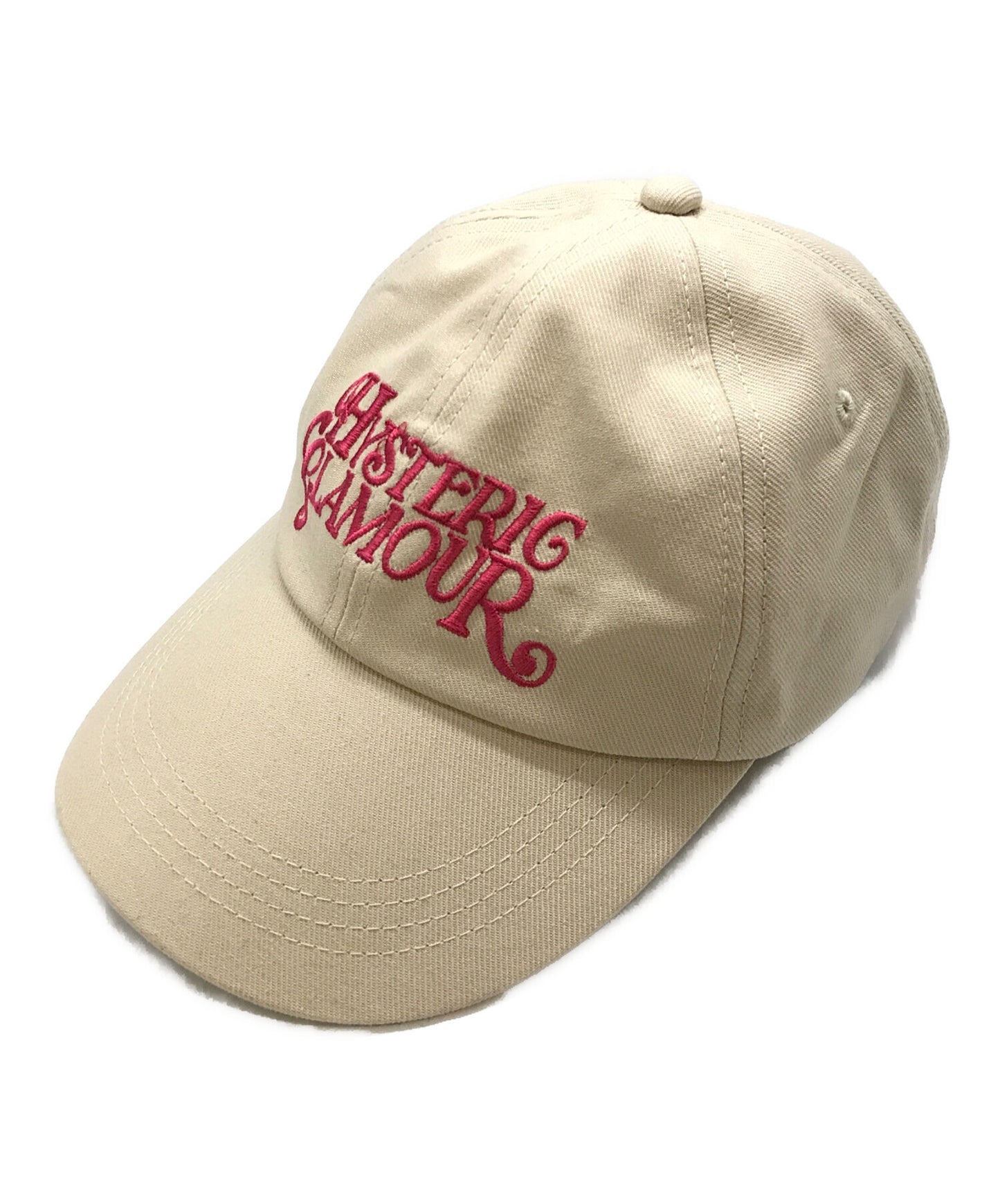 [Pre-owned] Hysteric Glamour WICKED Embroidery Low Cap 01212QH01 Hysteric Glamour 01212QH01