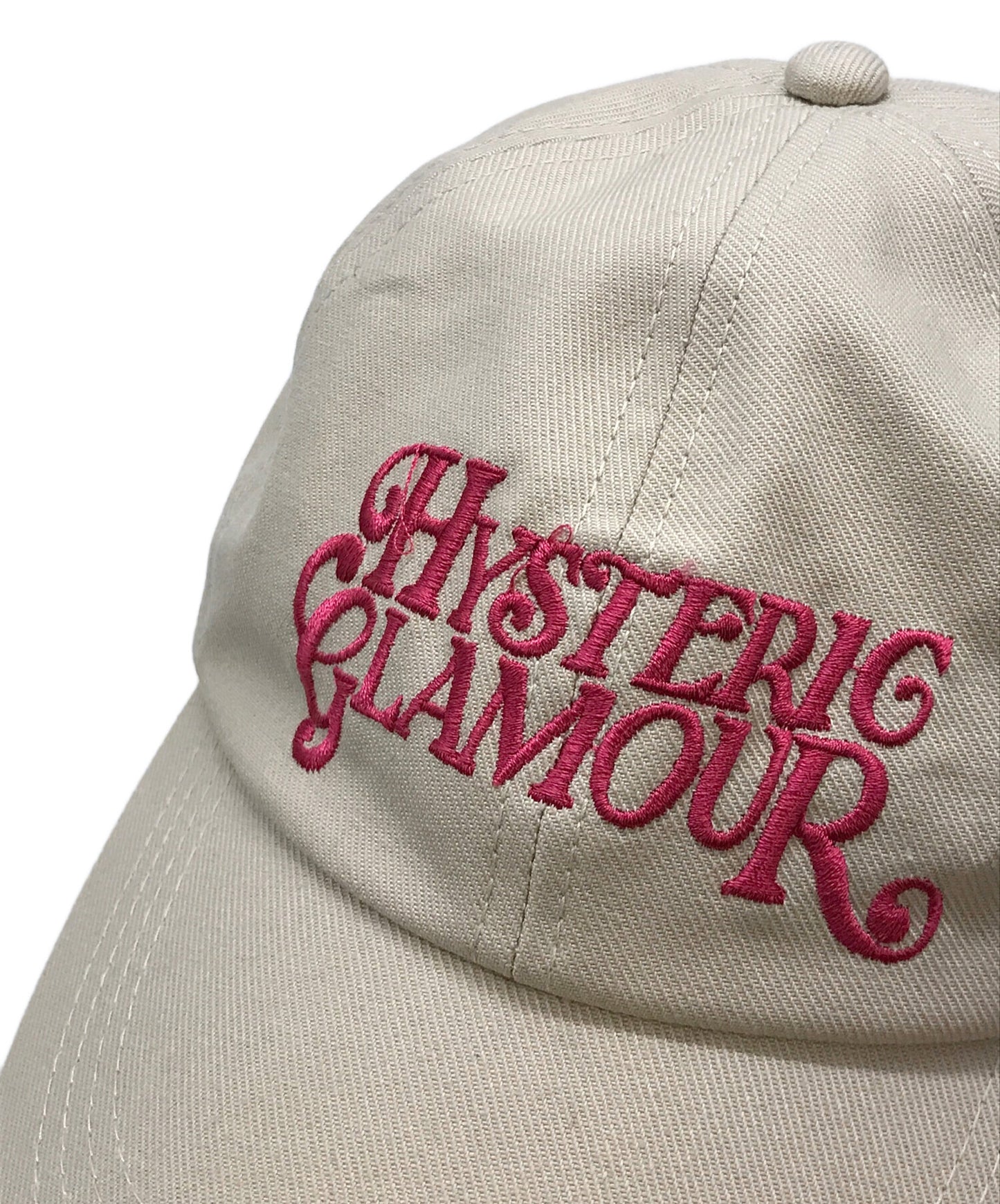 [Pre-owned] Hysteric Glamour WICKED Embroidery Low Cap 01212QH01 Hysteric Glamour 01212QH01