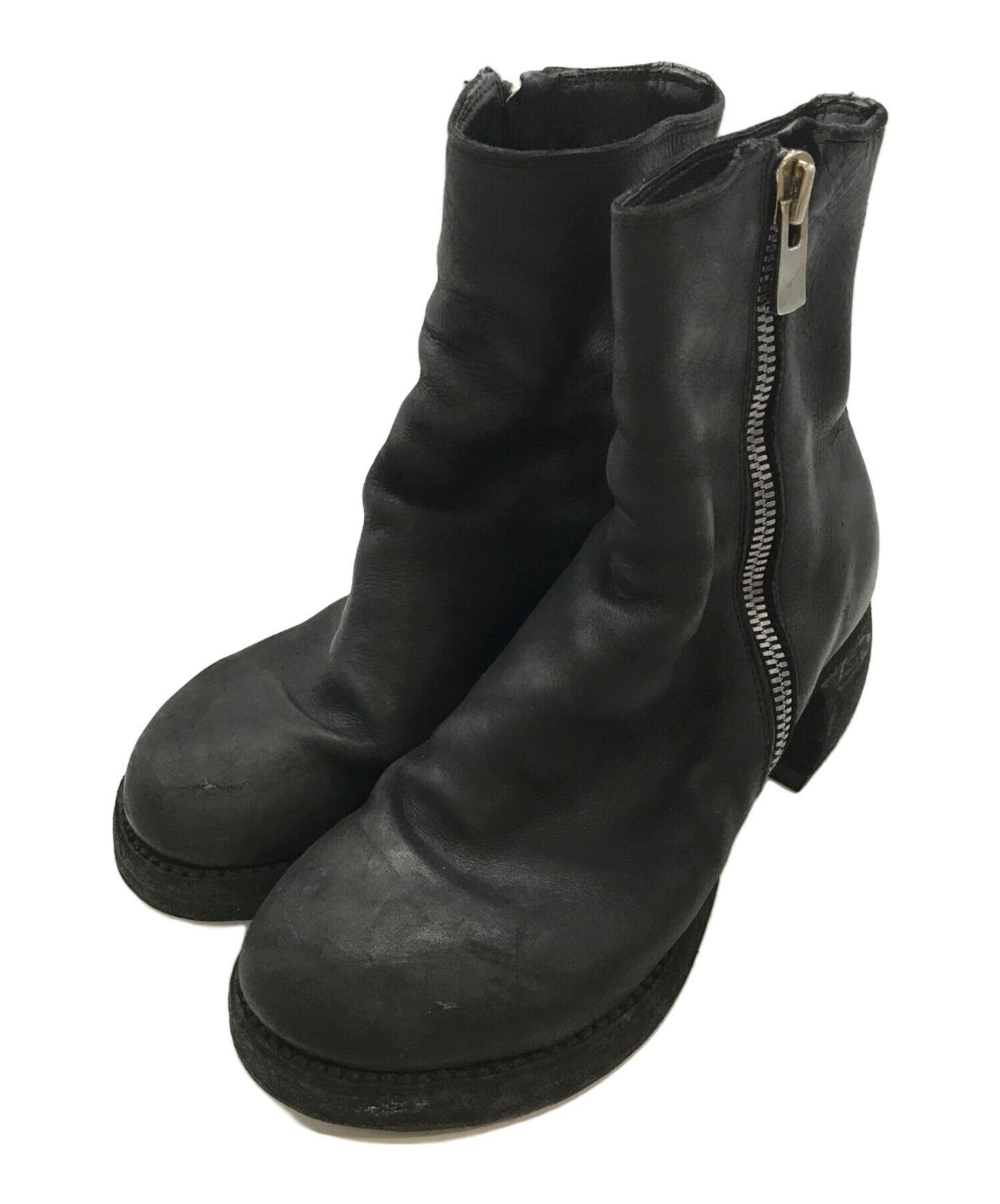 [Pre-owned] YOHJI YAMAMOTO Side Zip Boots/Yohji Yamamoto/Guidi/Z0066-Y Z0066-Y