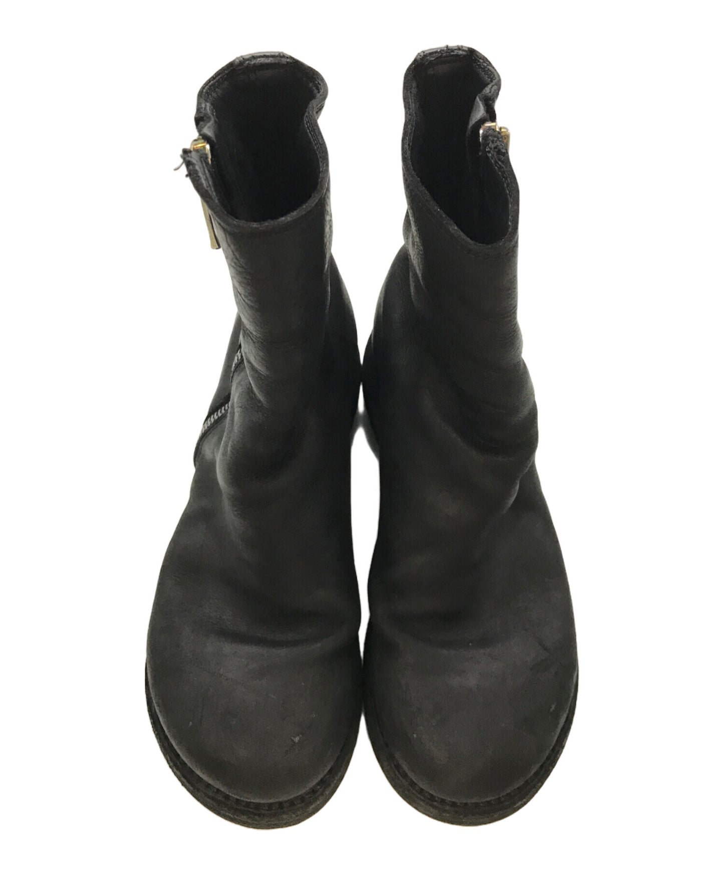 [Pre-owned] YOHJI YAMAMOTO Side Zip Boots/Yohji Yamamoto/Guidi/Z0066-Y Z0066-Y