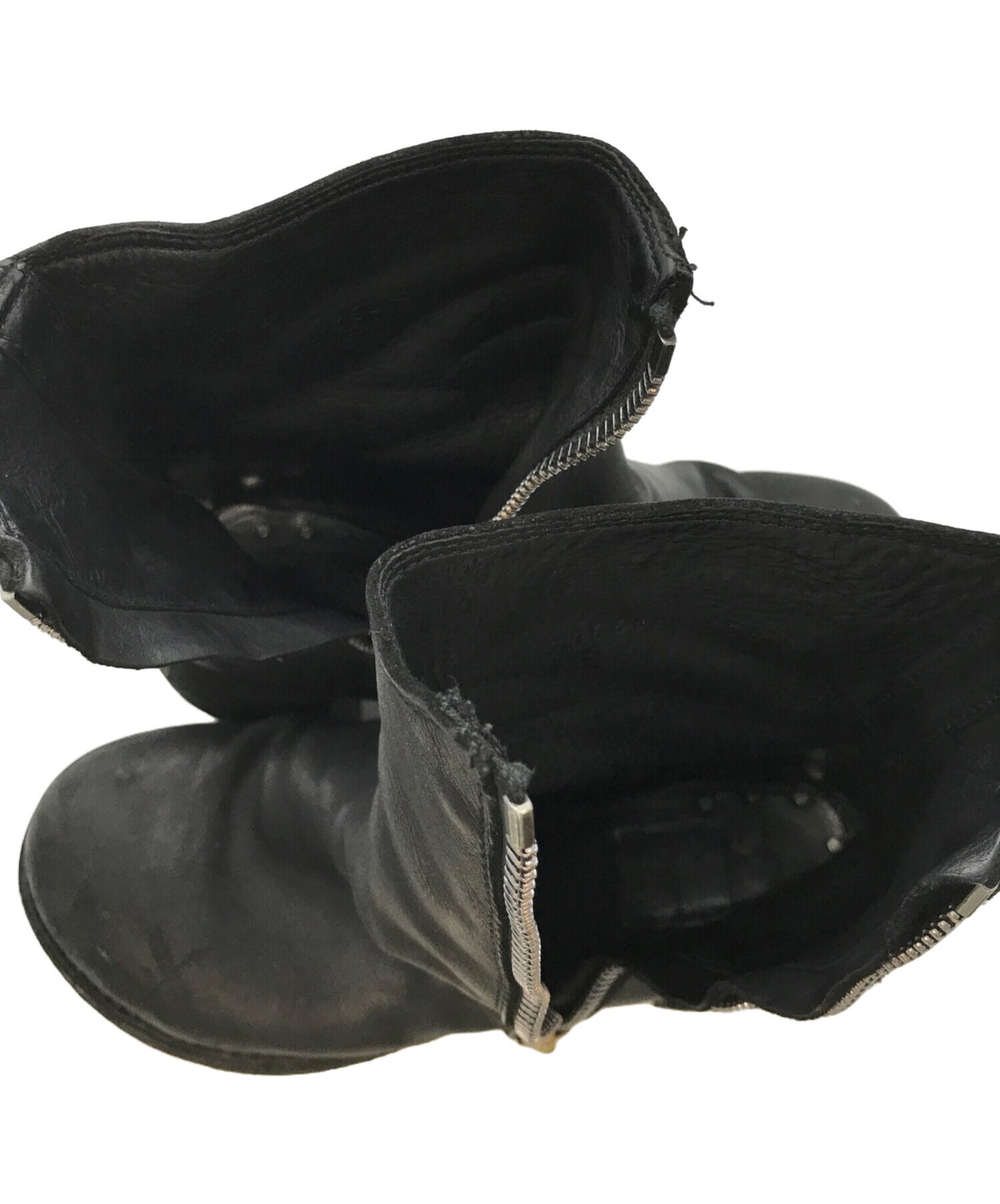 [Pre-owned] YOHJI YAMAMOTO Side Zip Boots/Yohji Yamamoto/Guidi/Z0066-Y Z0066-Y