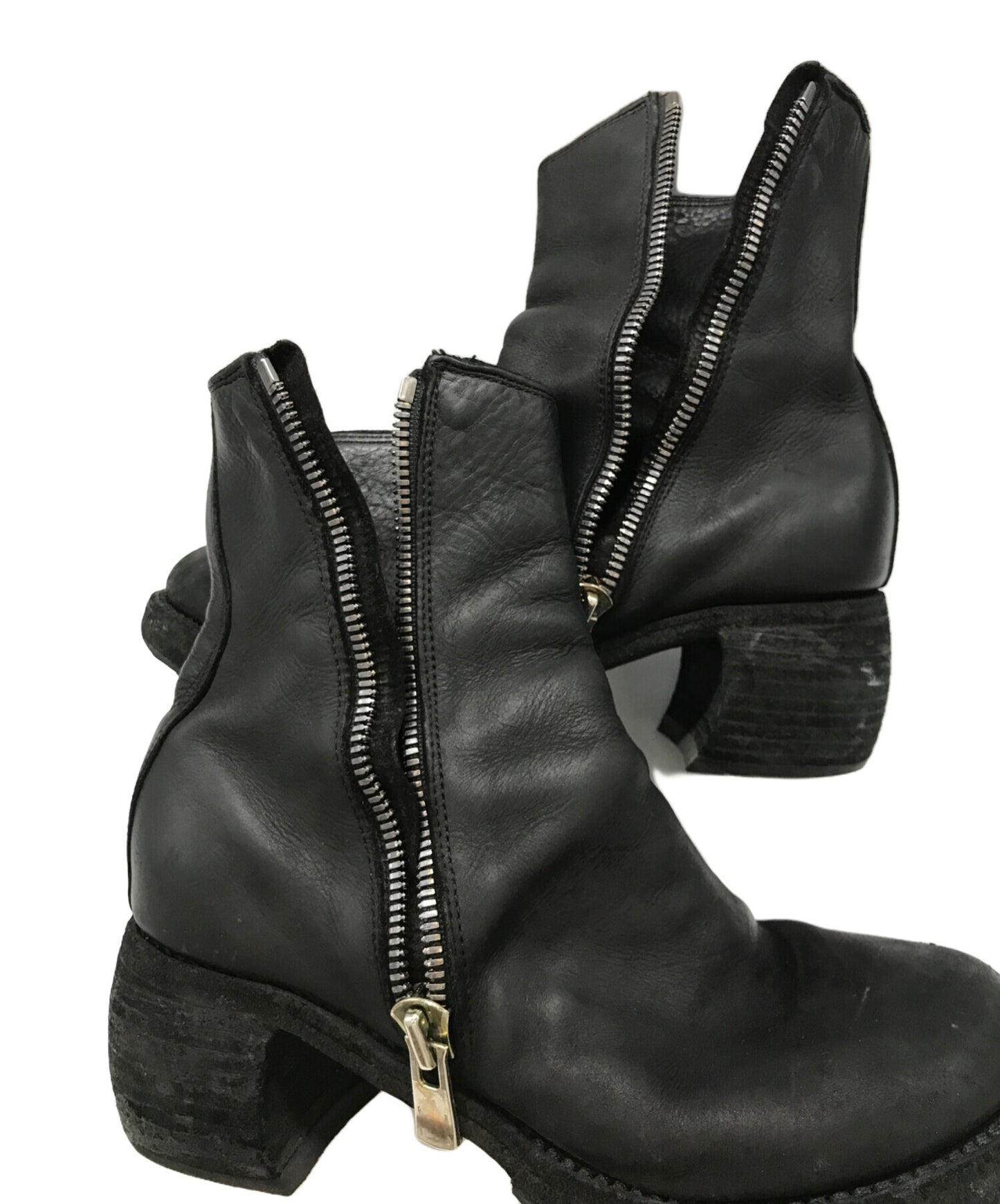 [Pre-owned] YOHJI YAMAMOTO Side Zip Boots/Yohji Yamamoto/Guidi/Z0066-Y Z0066-Y