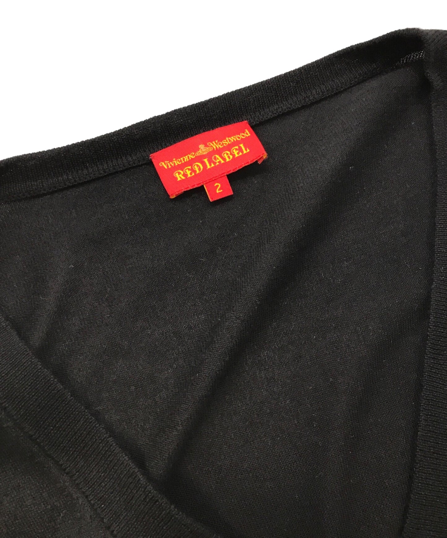 [Pre-owned] Vivienne Westwood RED LABEL Orb Embroidery Knit Cardigan / Vivienne Westwood Red Label / 17-01-122002 17-01-122002