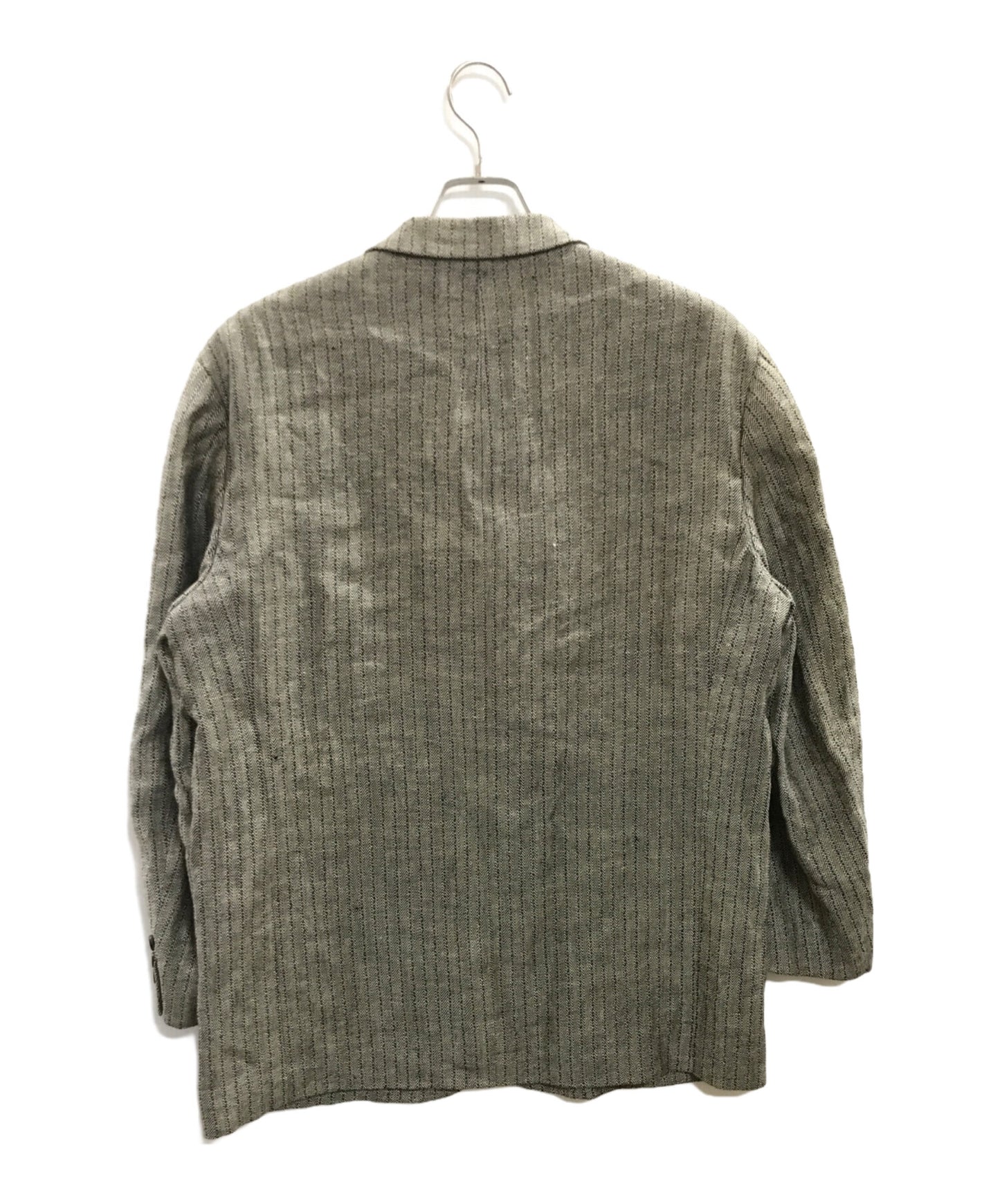 [Pre-owned] COMME des GARCONS HOMME Linen-blend herringbone jacket HJ-02036M