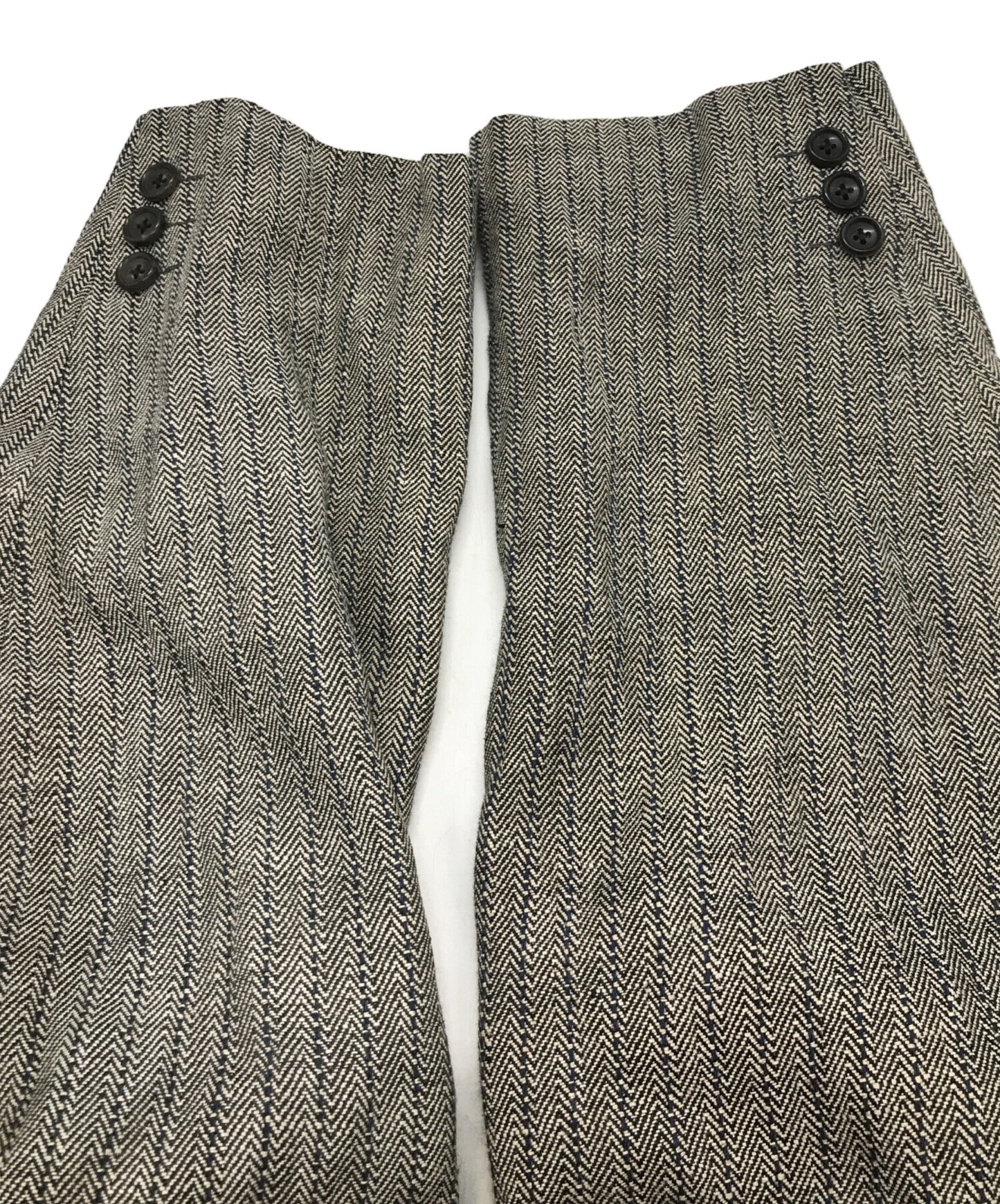 [Pre-owned] COMME des GARCONS HOMME Linen-blend herringbone jacket HJ-02036M