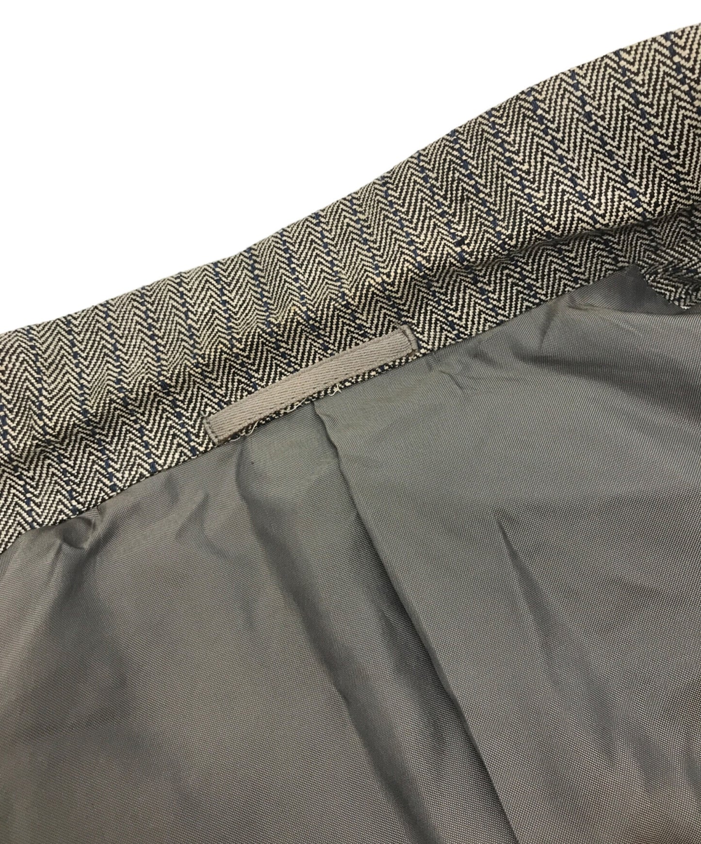 [Pre-owned] COMME des GARCONS HOMME Linen-blend herringbone jacket HJ-02036M