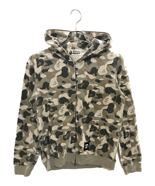 [Pre-owned] A BATHING APE Camouflage Zip Hoodie / Abasing Ape
