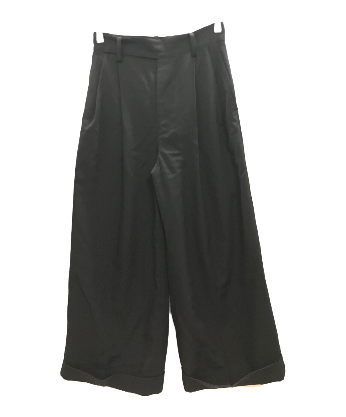 [Pre-owned] REGULATION Yohji Yamamoto GABARDINE R-2 TUCK BAGGY PANTS/Regulation Yohji Yamamoto/FB-P56-100 FB-P56-100