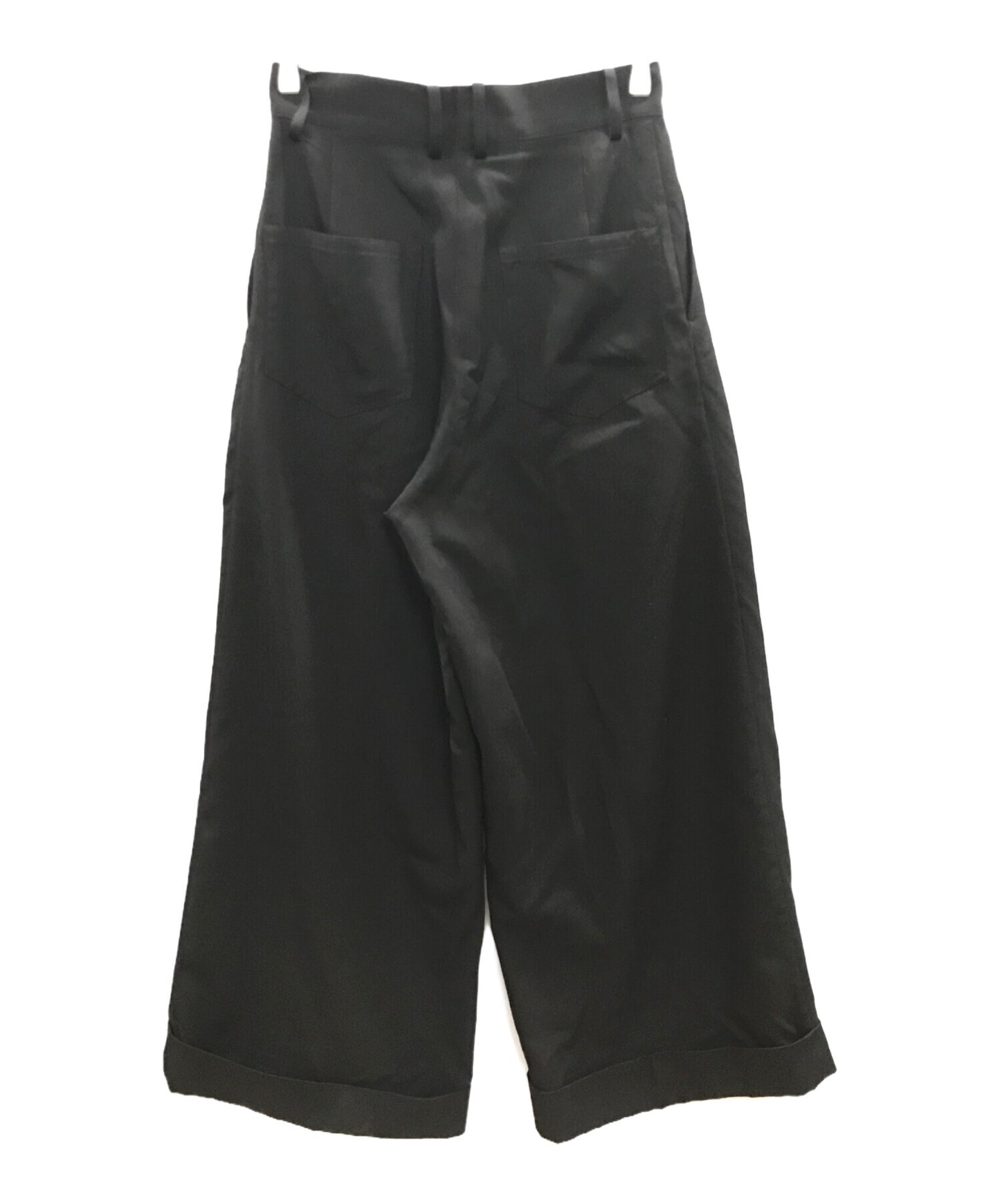 [Pre-owned] REGULATION Yohji Yamamoto GABARDINE R-2 TUCK BAGGY PANTS/Regulation Yohji Yamamoto/FB-P56-100 FB-P56-100