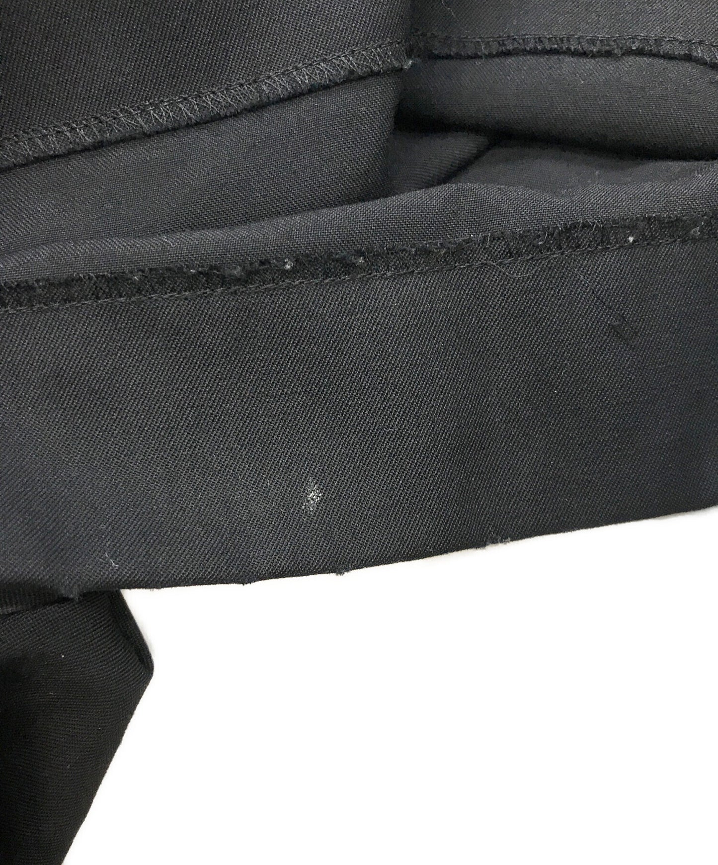[Pre-owned] REGULATION Yohji Yamamoto GABARDINE R-2 TUCK BAGGY PANTS/Regulation Yohji Yamamoto/FB-P56-100 FB-P56-100