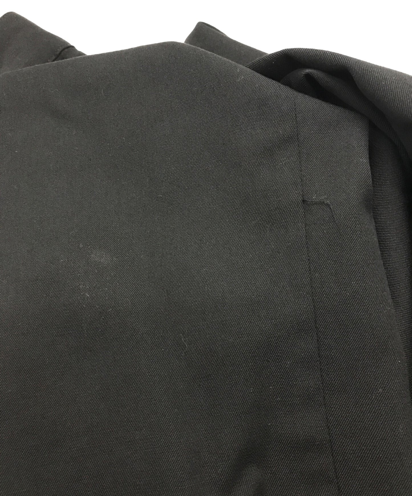 [Pre-owned] REGULATION Yohji Yamamoto GABARDINE R-2 TUCK BAGGY PANTS/Regulation Yohji Yamamoto/FB-P56-100 FB-P56-100