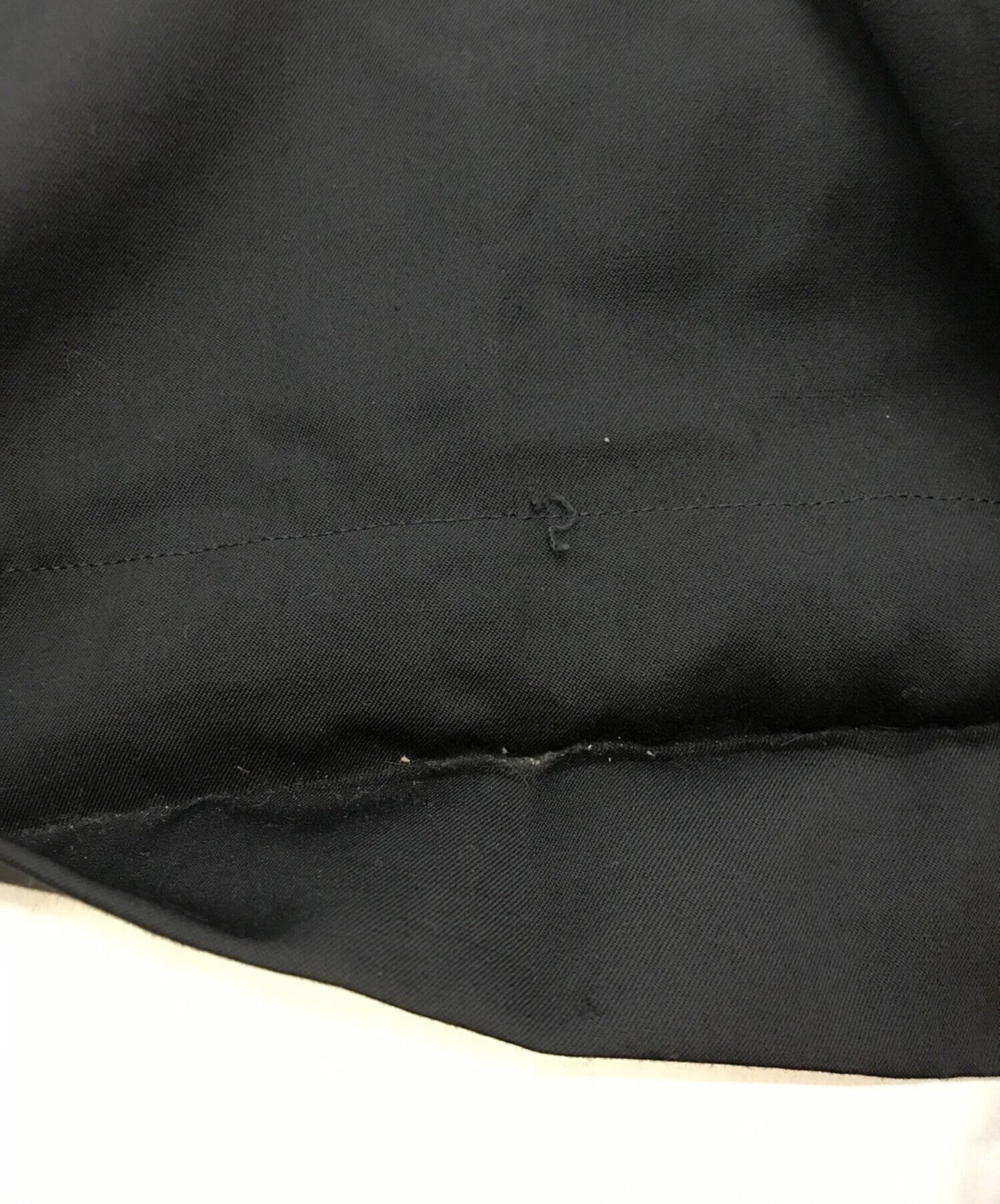 [Pre-owned] REGULATION Yohji Yamamoto GABARDINE R-2 TUCK BAGGY PANTS/Regulation Yohji Yamamoto/FB-P56-100 FB-P56-100