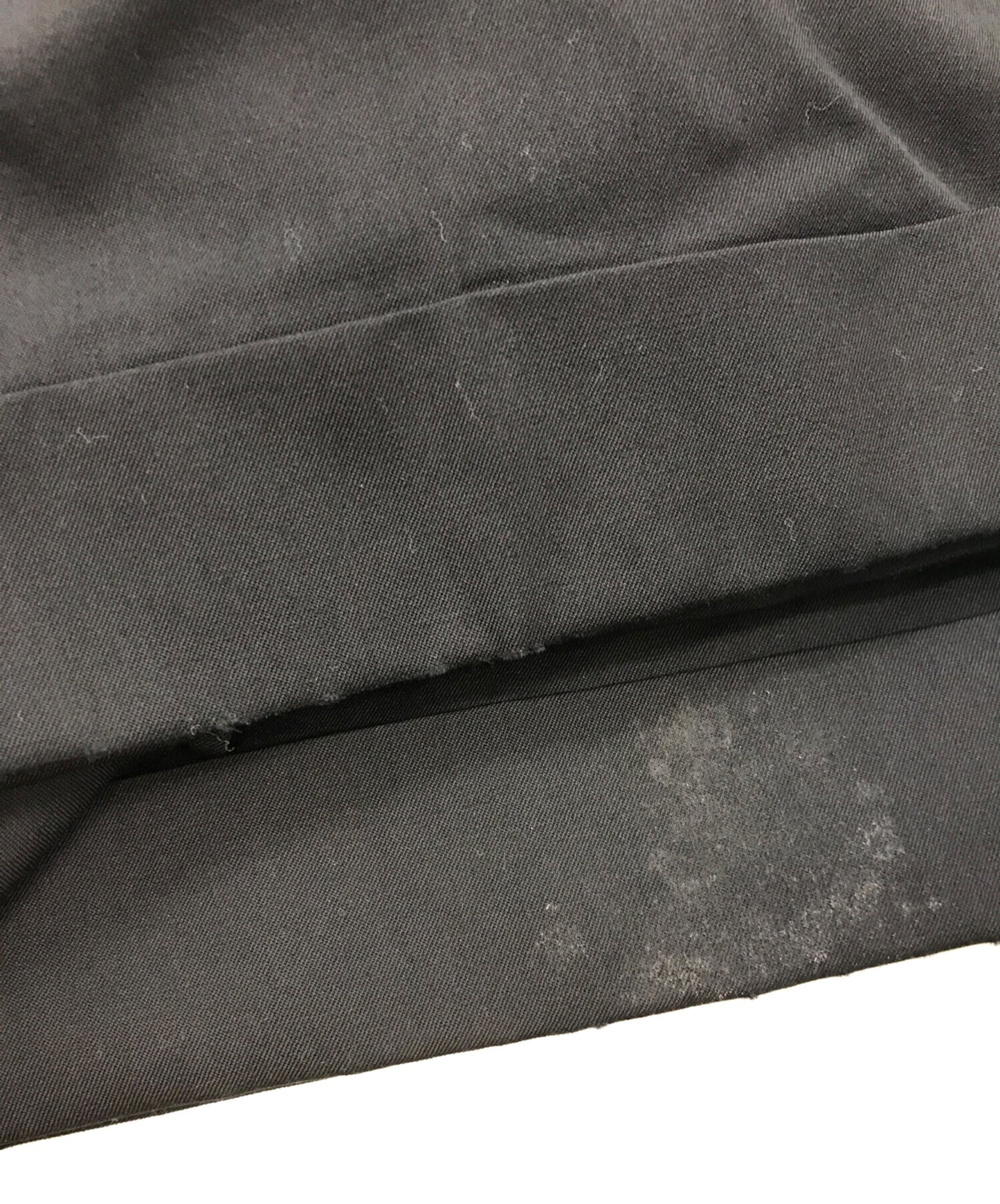 [Pre-owned] REGULATION Yohji Yamamoto GABARDINE R-2 TUCK BAGGY PANTS/Regulation Yohji Yamamoto/FB-P56-100 FB-P56-100