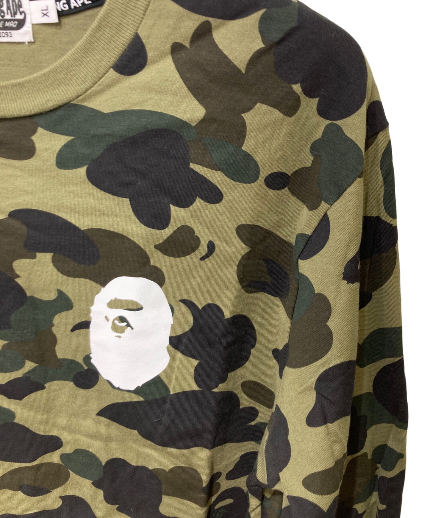 [Pre-owned] A BATHING APE Camouflage Long Sleeve Cut and Sewn / Abasing Ape / 001LTF801001X 001ltf801001x