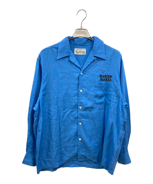 [Pre-owned] WACKO MARIA Logo Embroidery Open Collar Shirt/Wakomaria