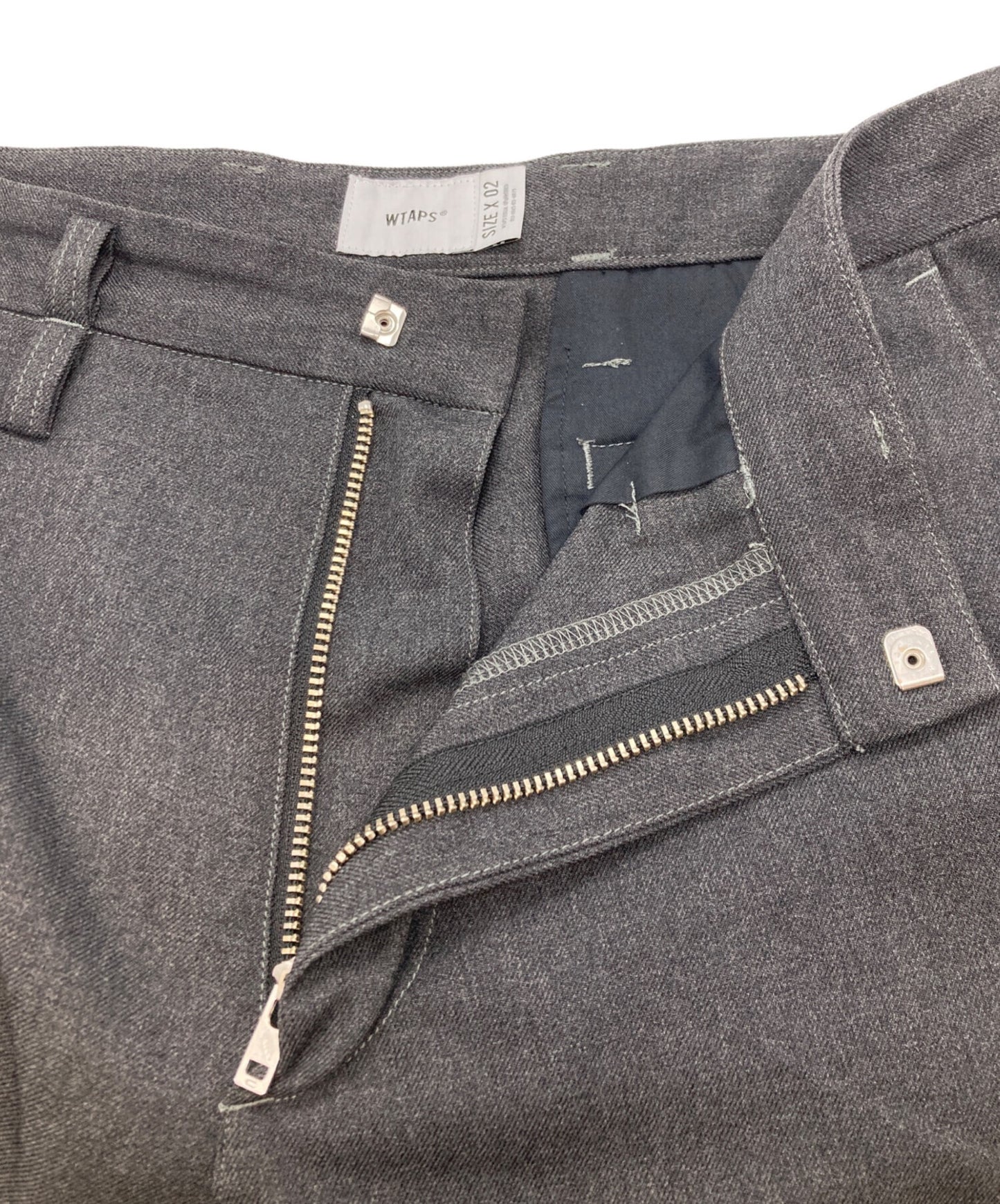 [Pre-owned] WTAPS CREASE DL TROUSERS POLY. TWILL/Double Taps/231TQDT-PTM01 231TQDT-PTM01