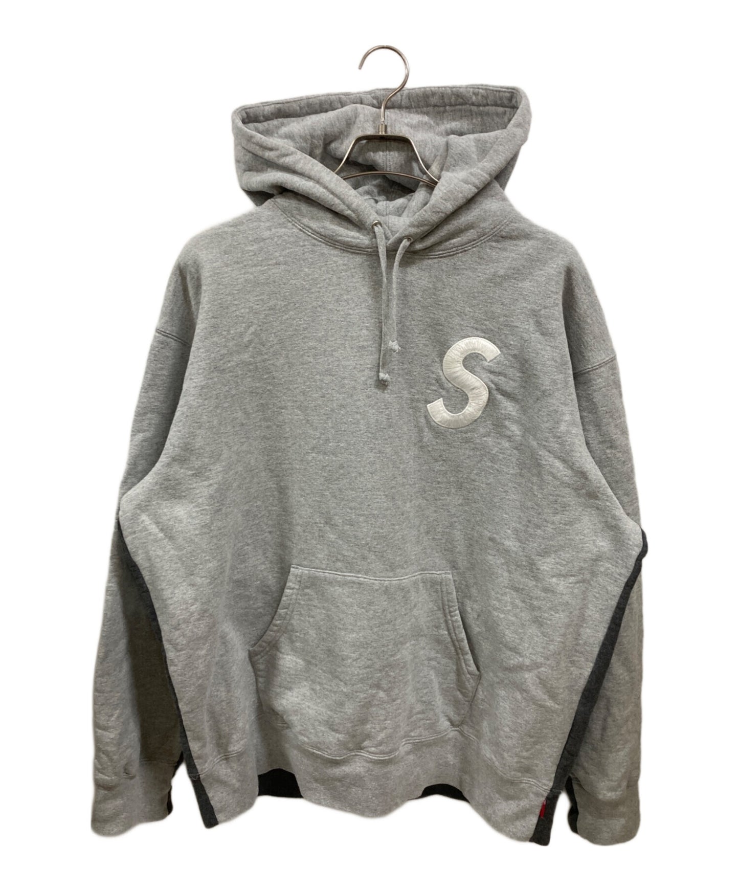 [Pre-owned] SUPREME S Logo Split Hooded Sweatshirt