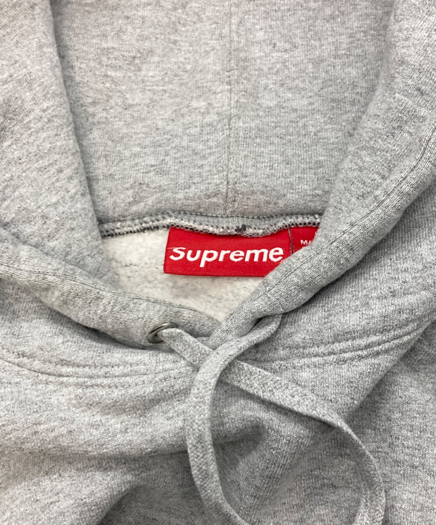 [Pre-owned] SUPREME S Logo Split Hooded Sweatshirt