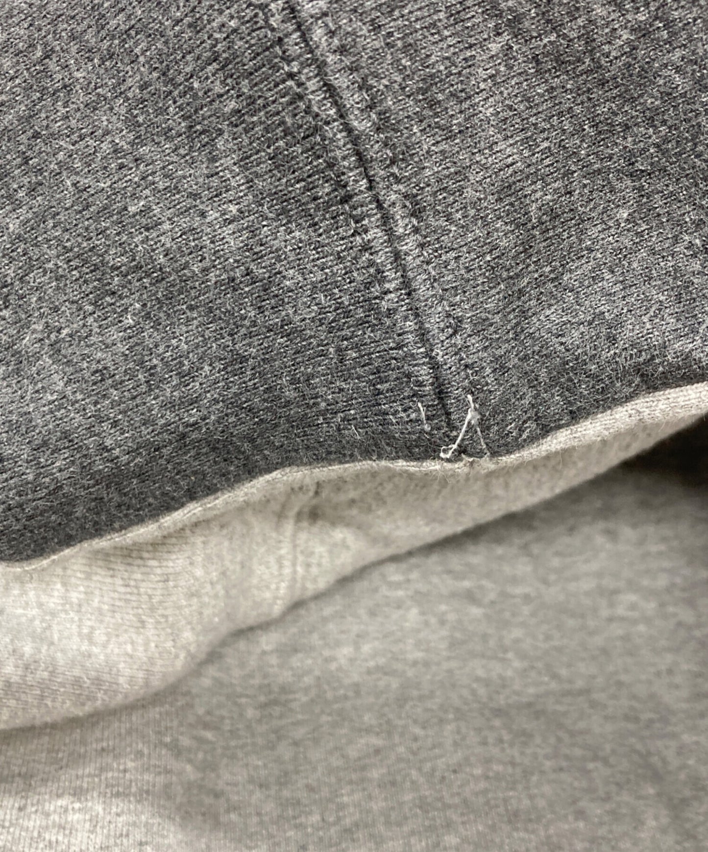 [Pre-owned] SUPREME S Logo Split Hooded Sweatshirt