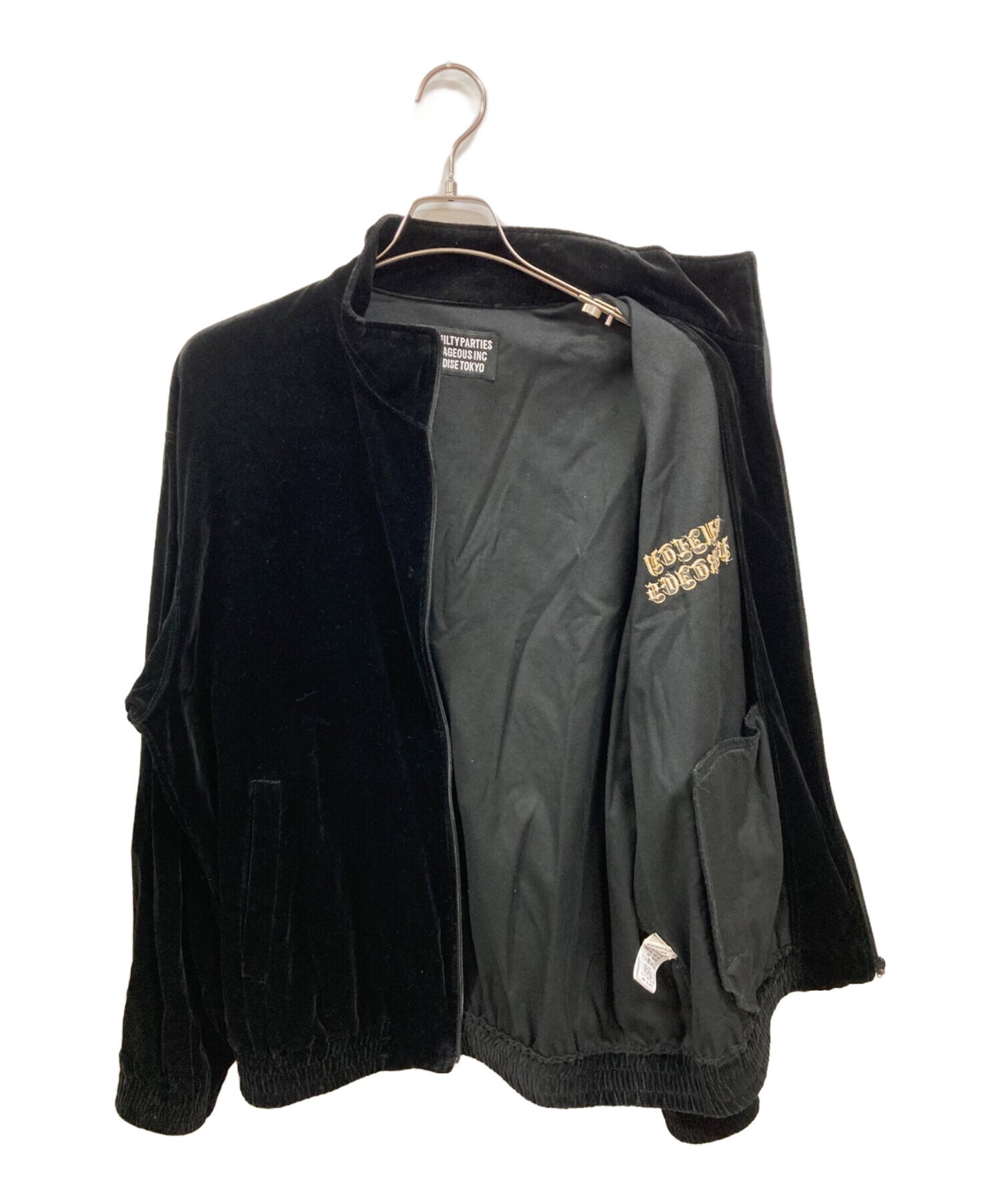 [Pre-owned] WACKO MARIA VELVET TRACK JACKET
