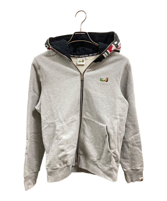 [Pre-owned] A BATHING APE CROCODILE FULL-ZIP HOODIE SH905P