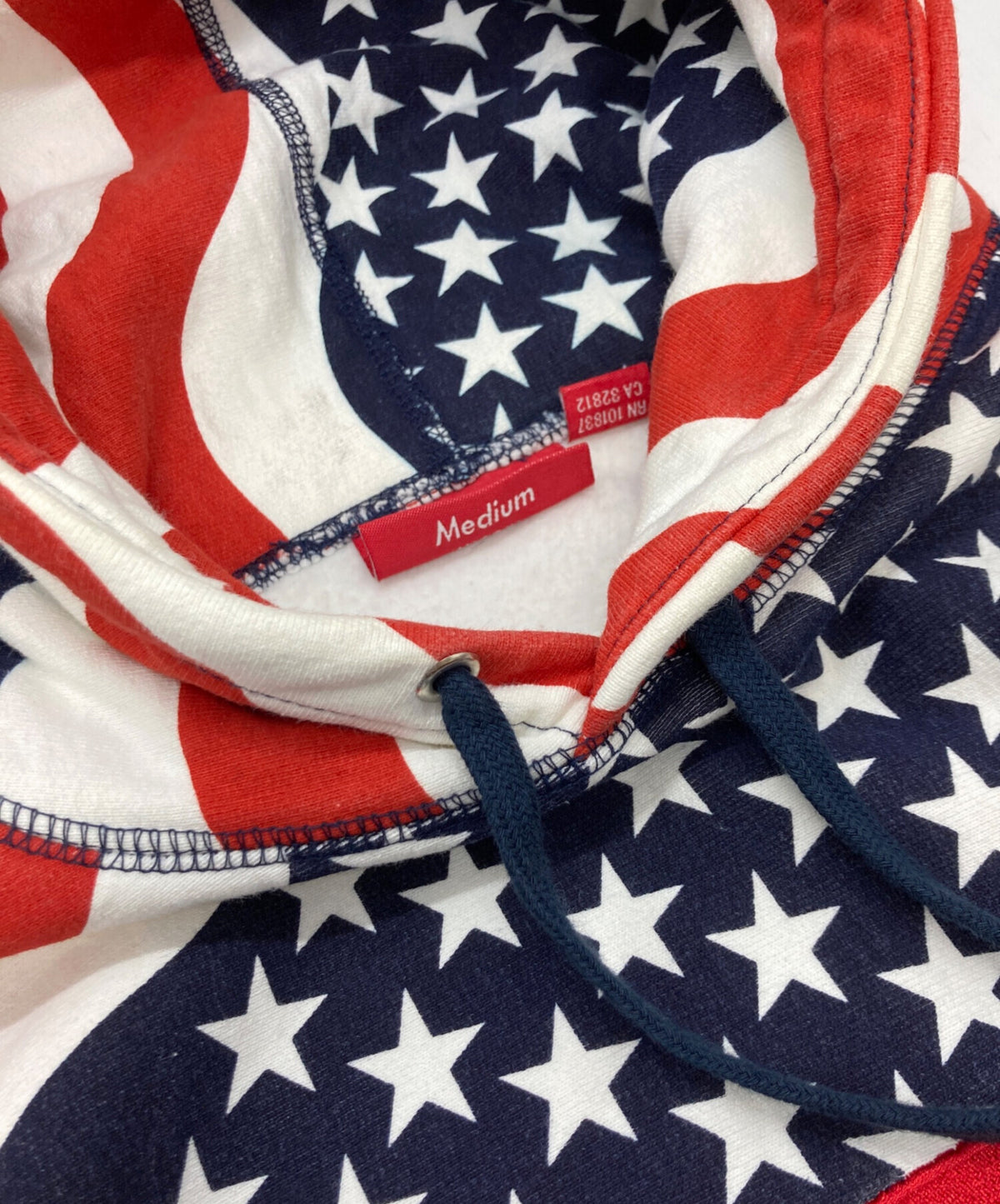 [Pre-owned] SUPREME BOX LOGO PULLOVER HOODIE FLAG