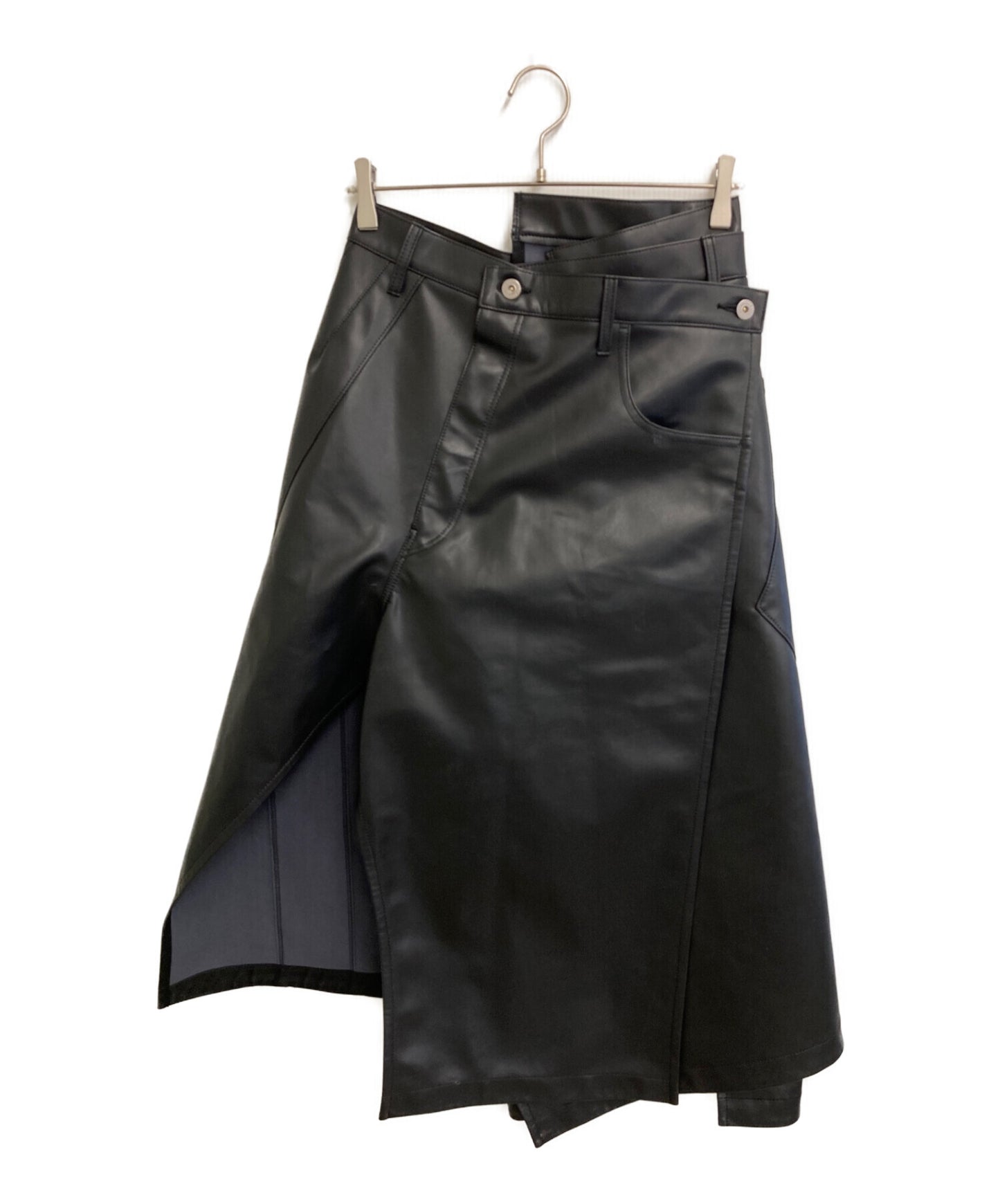 [Pre-owned] JUNYA WATANABE COMME des GARCONS Faux Leather Skirt JJ-S008