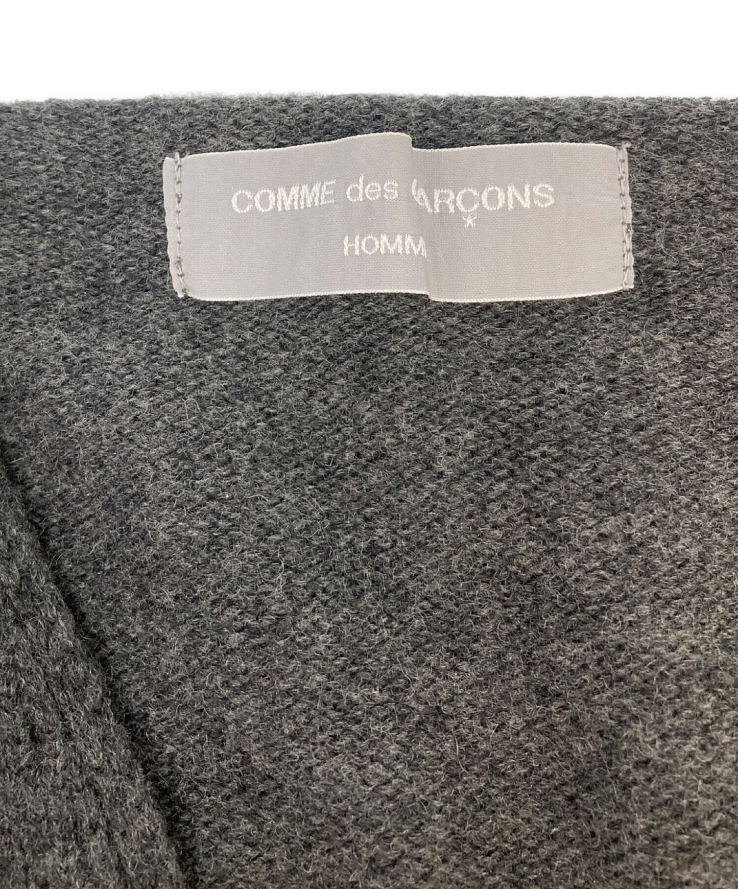 [Pre-owned] COMME des GARCONS HOMME zip-up cardigan HK-N013