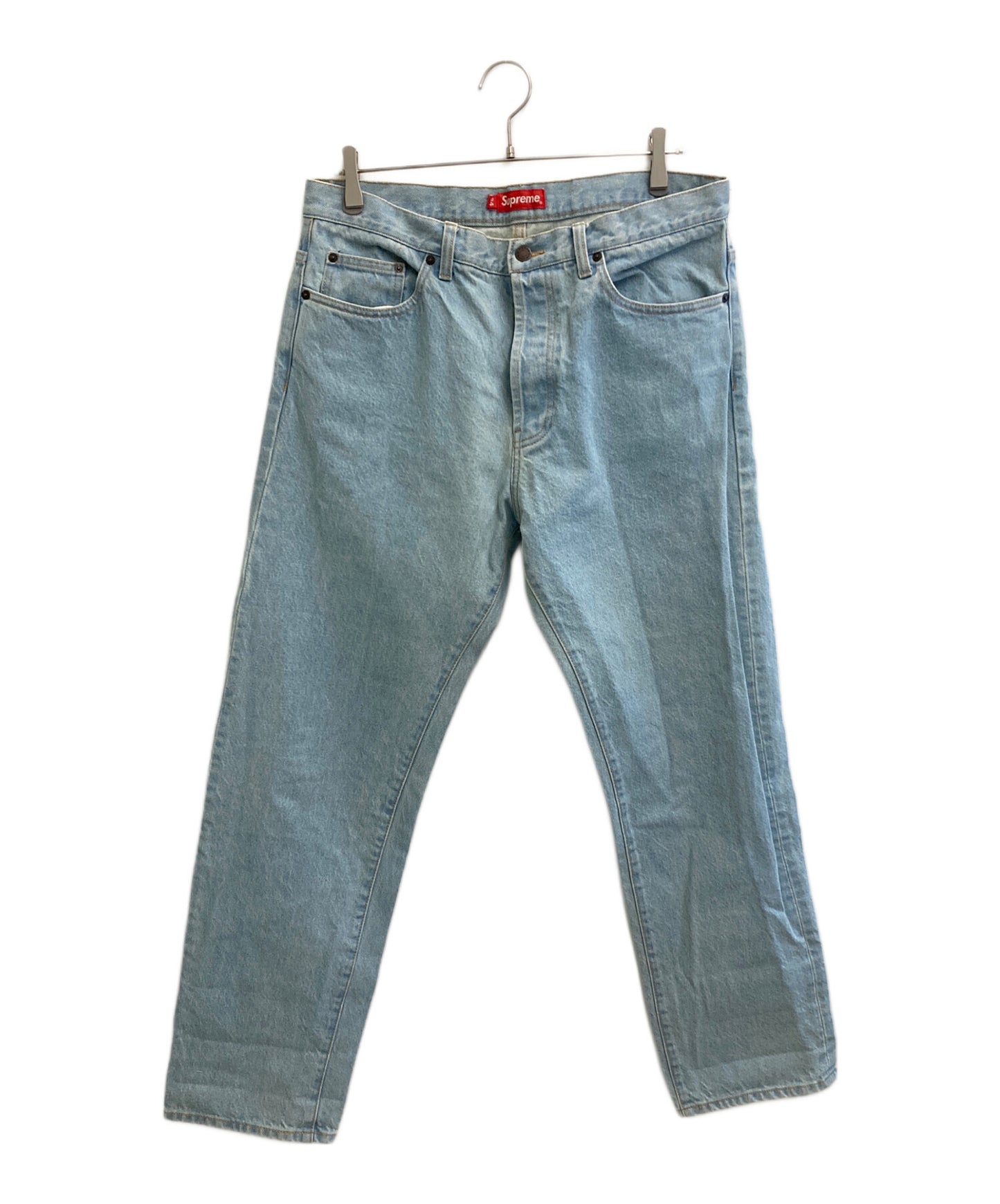 [Pre-owned] SUPREME Washed Regular Jeans