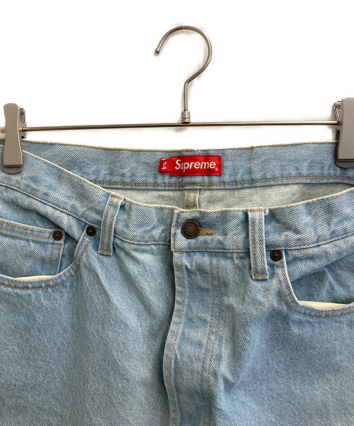 [Pre-owned] SUPREME Washed Regular Jeans