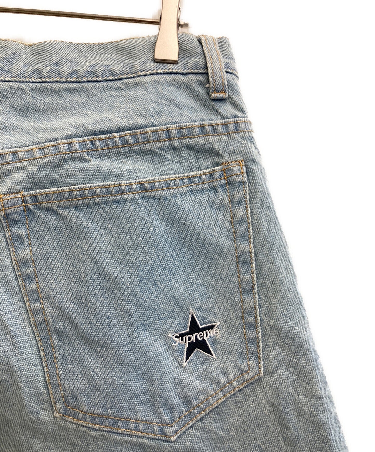 [Pre-owned] SUPREME Washed Regular Jeans