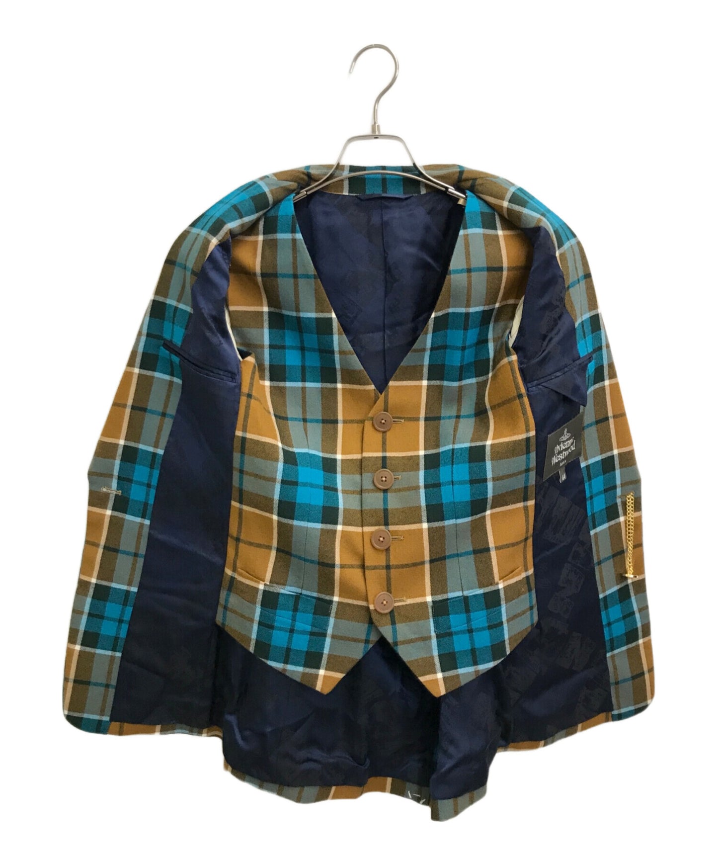 [Pre-owned] Vivienne Westwood man Tartan Check Waistcoat Jacket VW-V5-85023