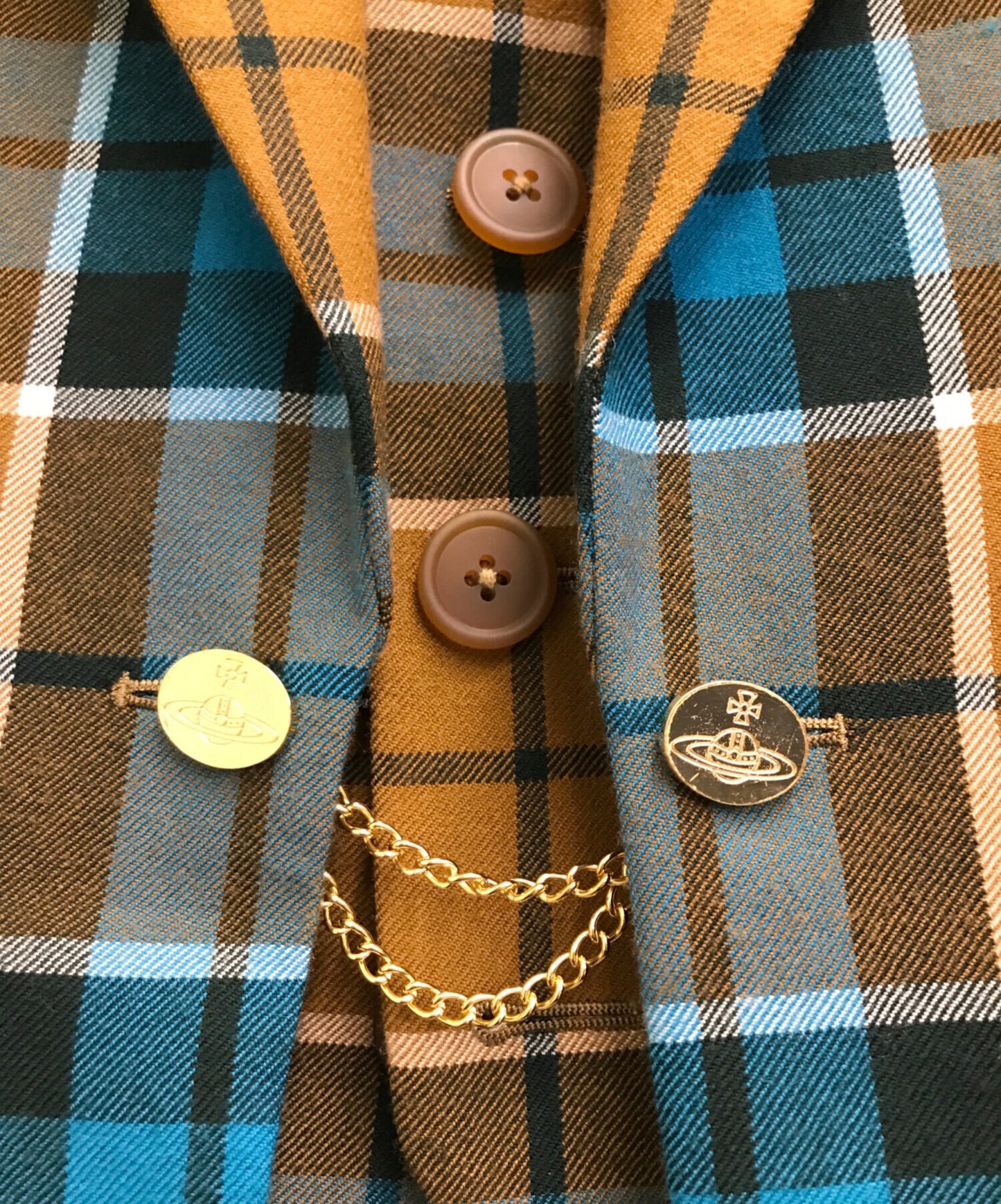 [Pre-owned] Vivienne Westwood man Tartan Check Waistcoat Jacket VW-V5-85023