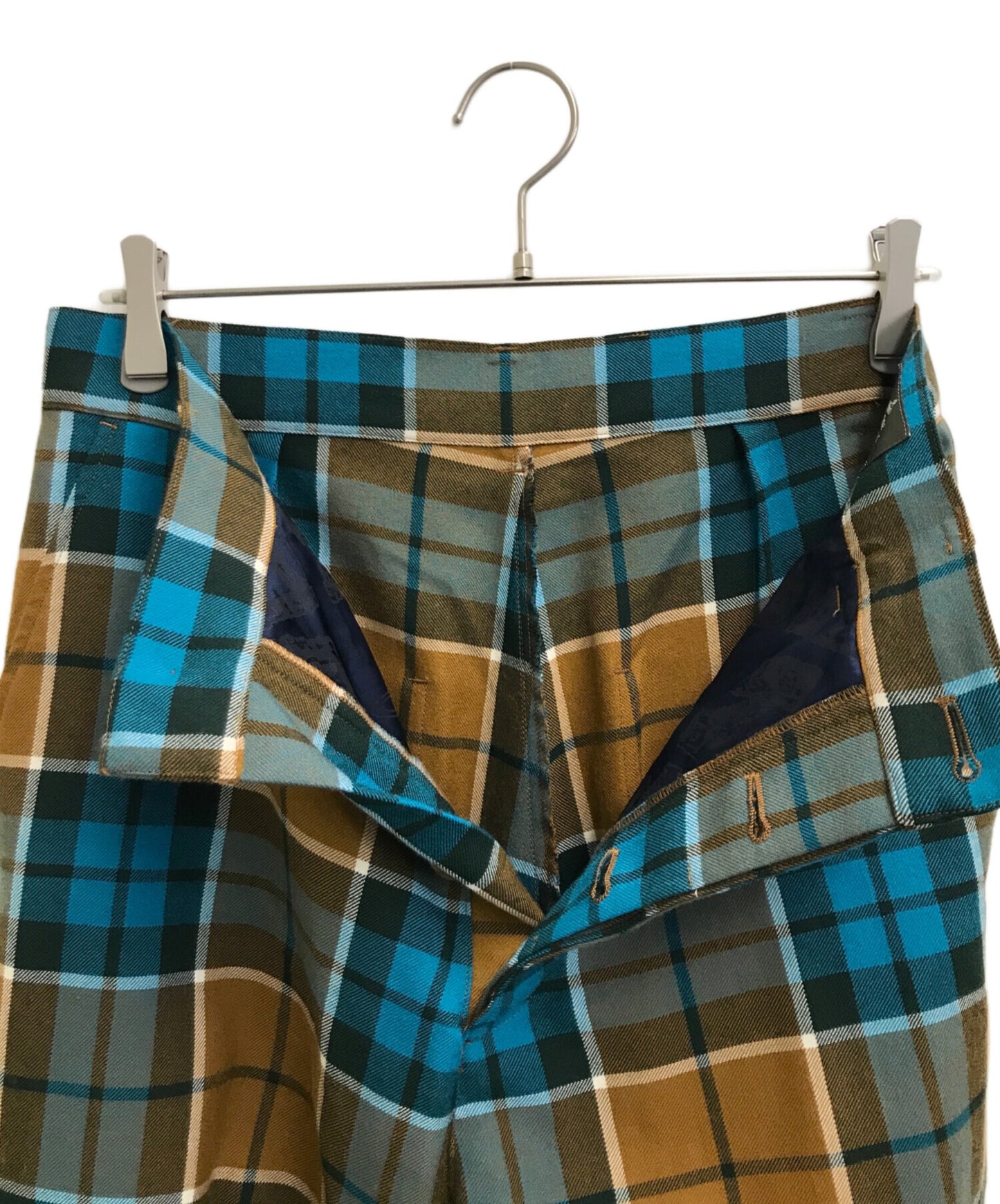 [Pre-owned] Vivienne Westwood man Tartan plaid tuck pants VW-W1-86379
