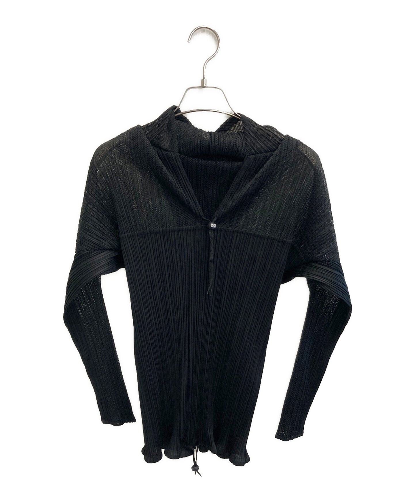 [Pre-owned] PLEATS PLEASE pleated hoodie PP96-JD062
