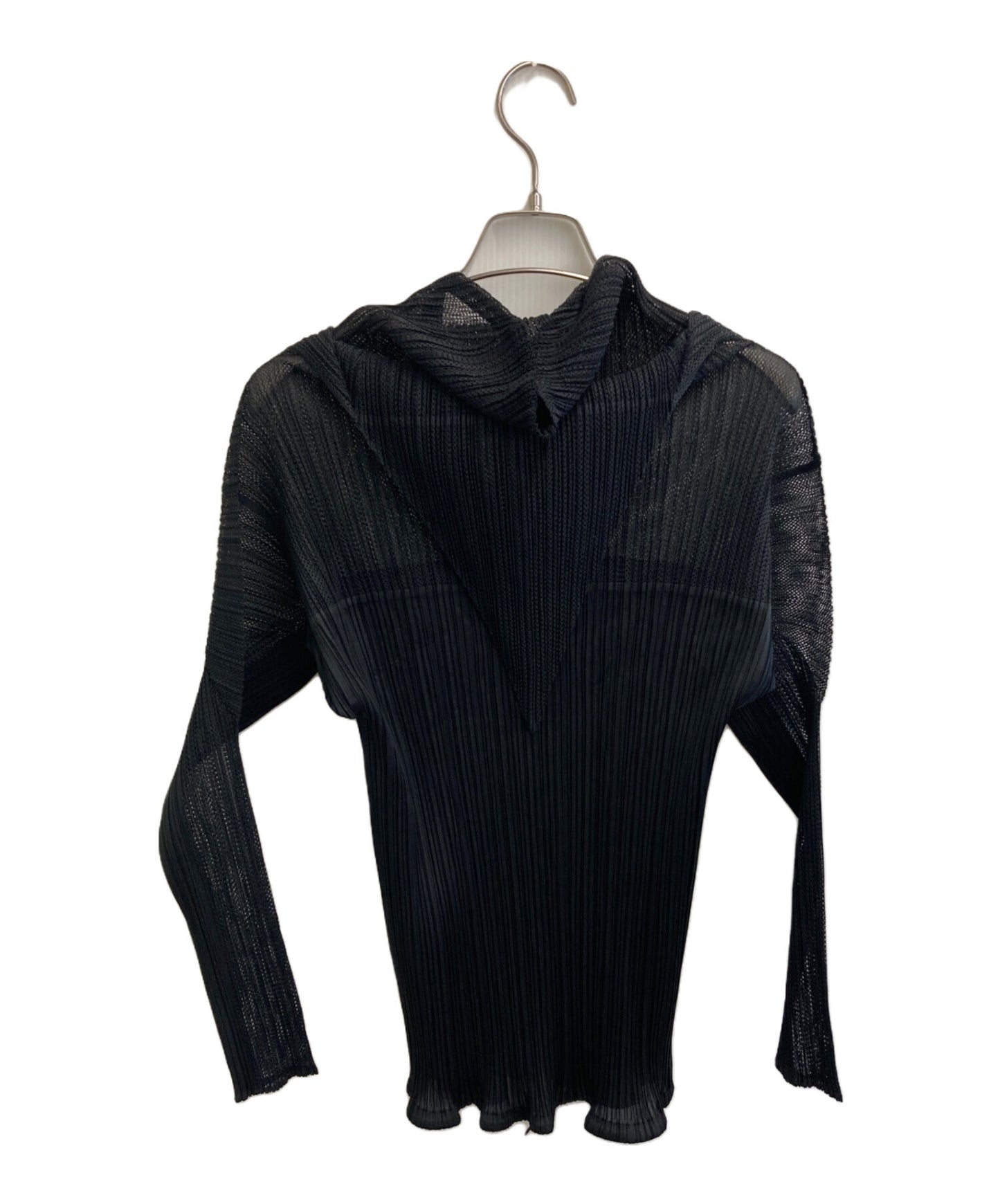 [Pre-owned] PLEATS PLEASE pleated hoodie PP96-JD062