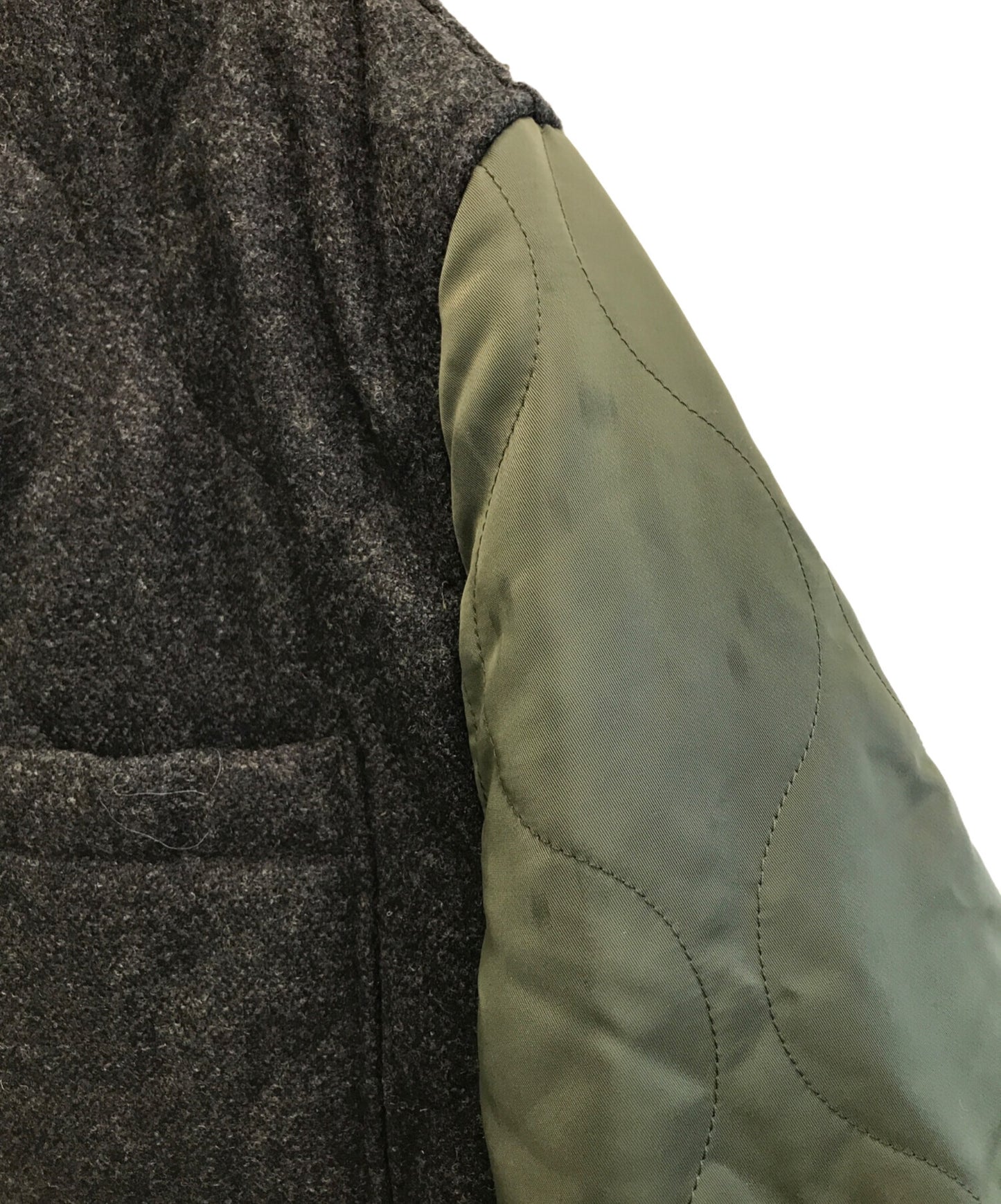 [Pre-owned] COMME des GARCONS HOMME British Wool Milled Blouson HH-J033