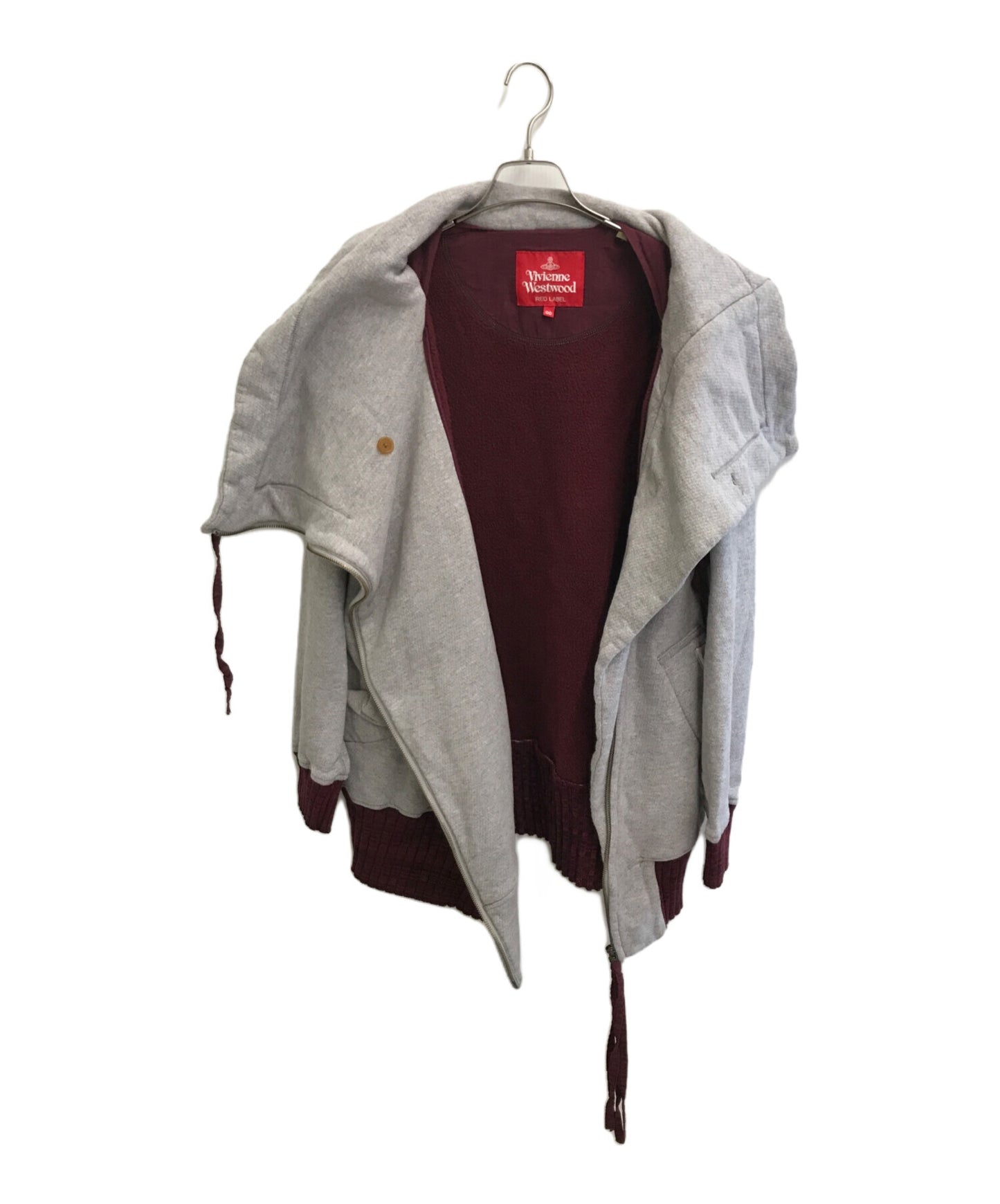 [Pre-owned] Vivienne Westwood RED LABEL Bicolor Sweat Jacket 17-12-432007