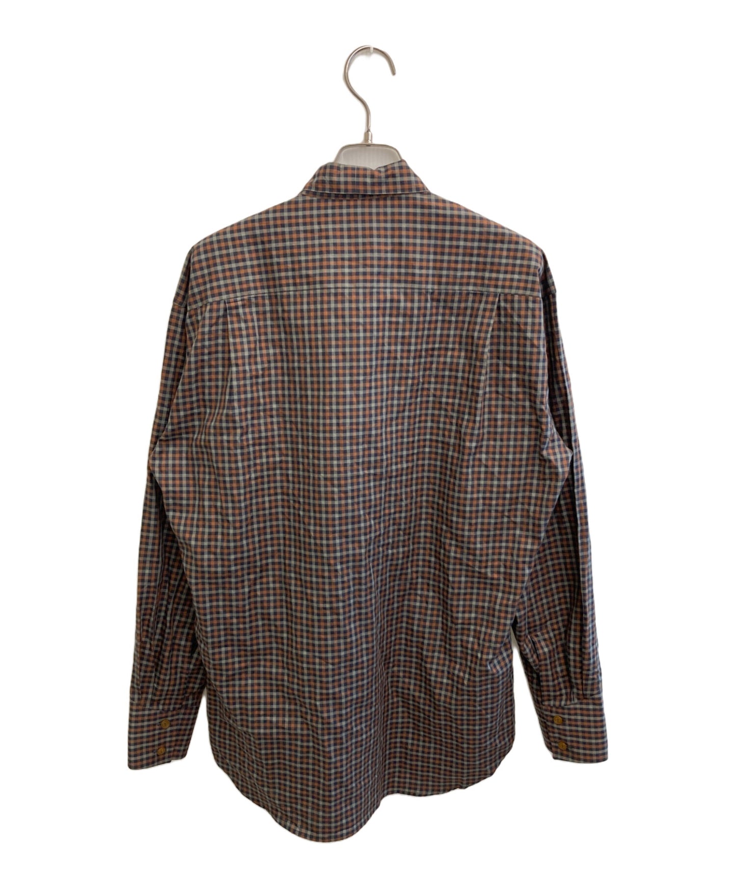 [Pre-owned] Vivienne Westwood man checked long-tie shirt VW-WR72205
