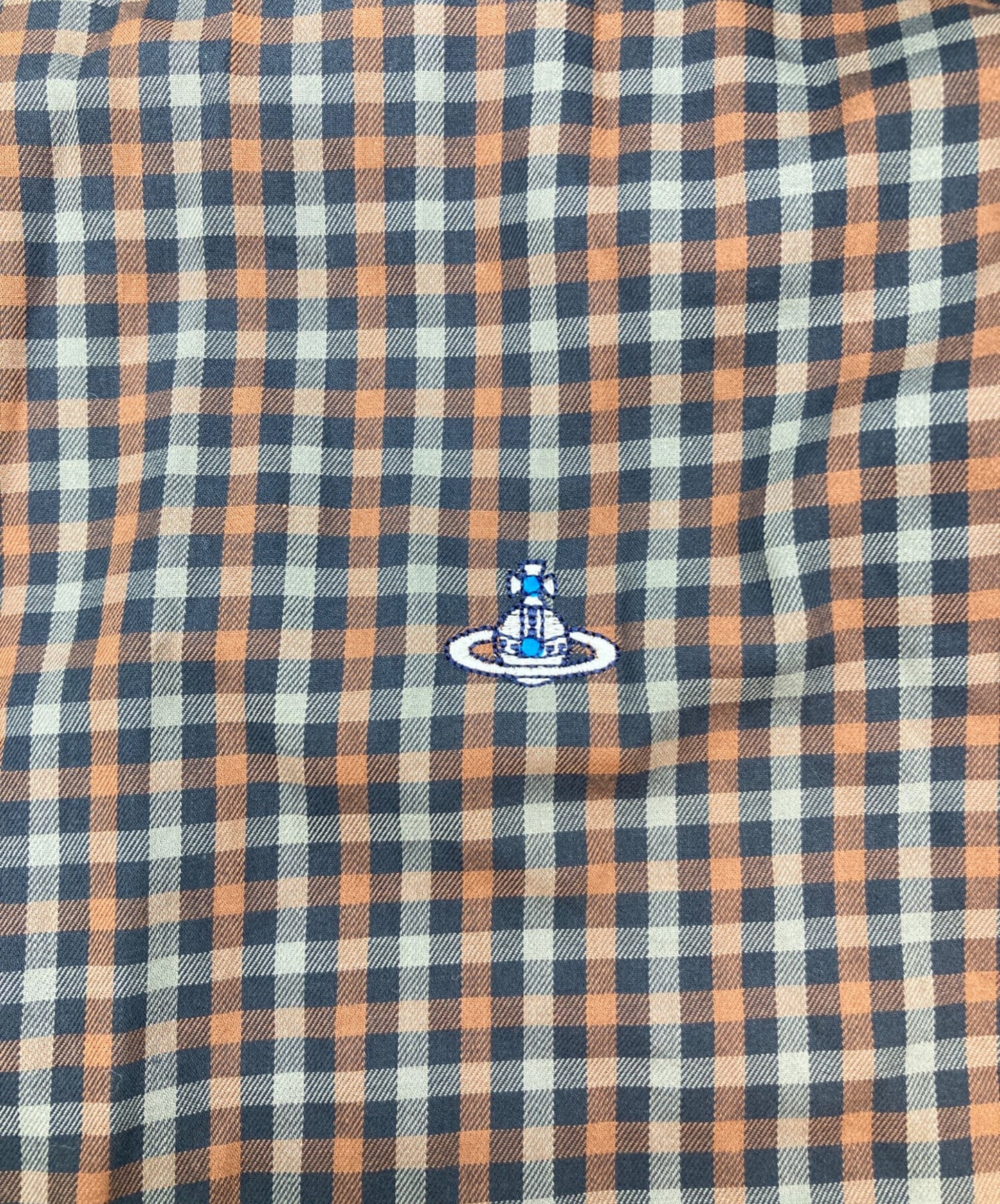 [Pre-owned] Vivienne Westwood man checked long-tie shirt VW-WR72205