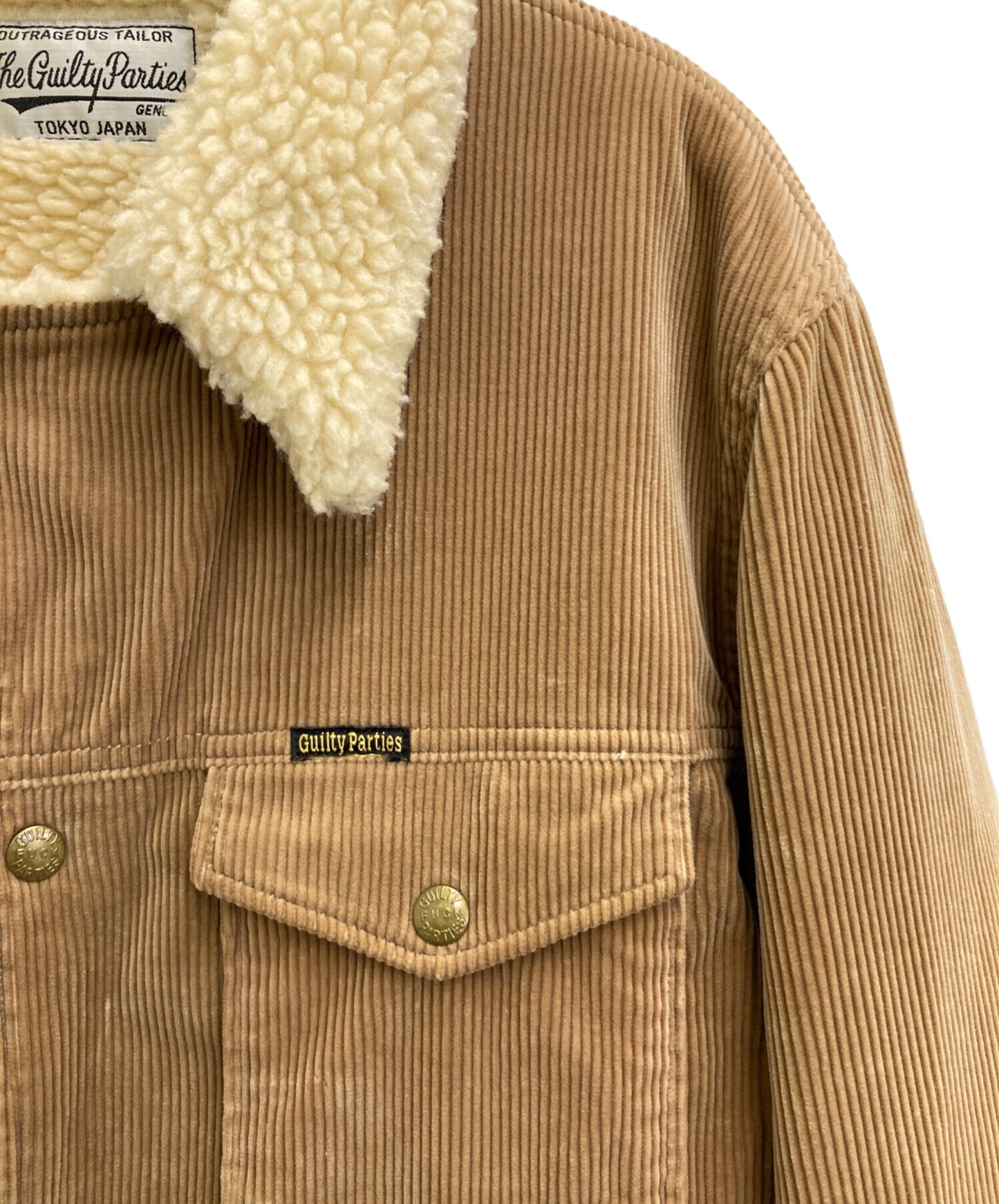 [Pre-owned] WACKO MARIA 15AW Corduroy Boa Lunch Jacket WMR-CDR-01