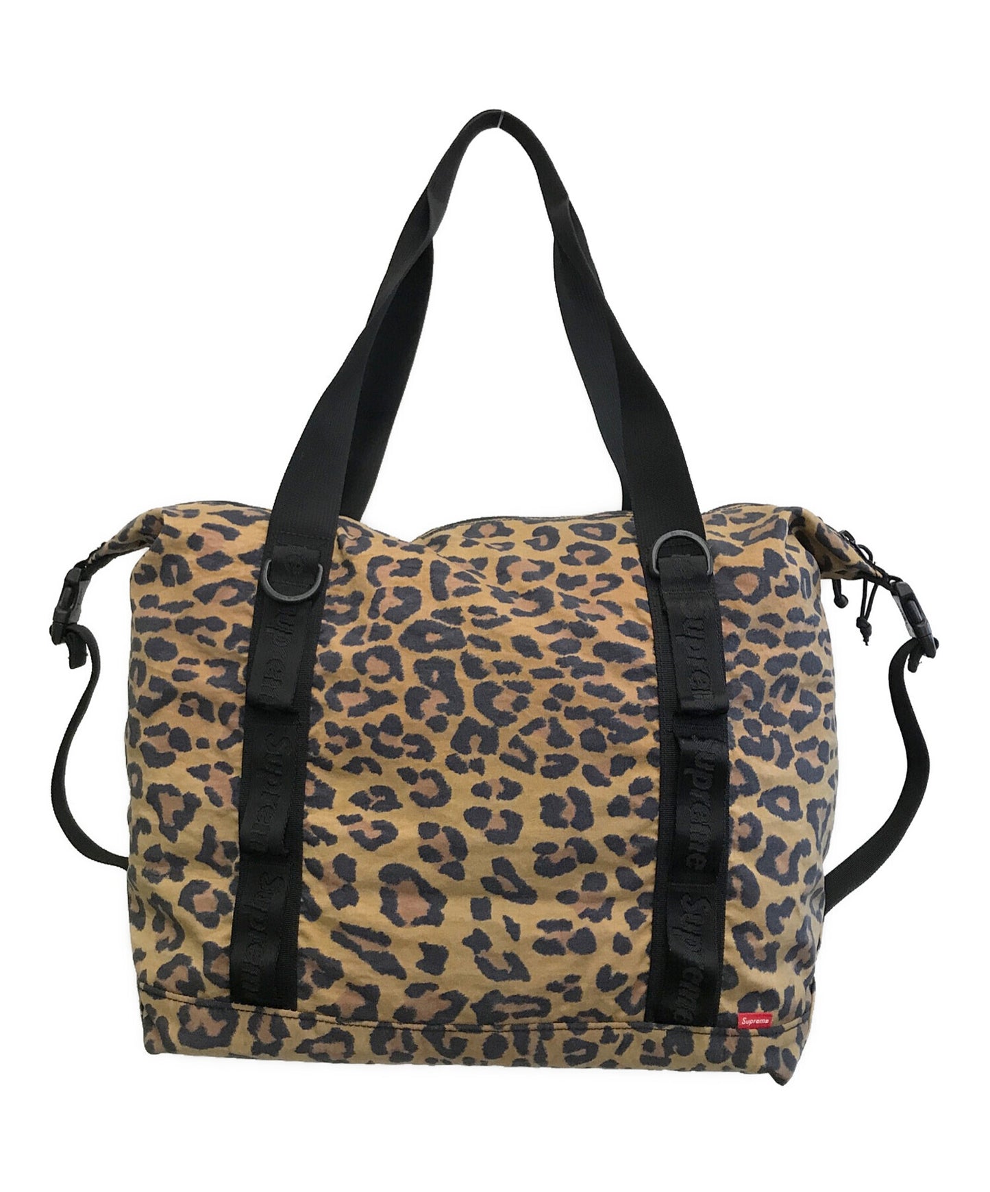 [Pre-owned] SUPREME Leopard Zip Tote Bag