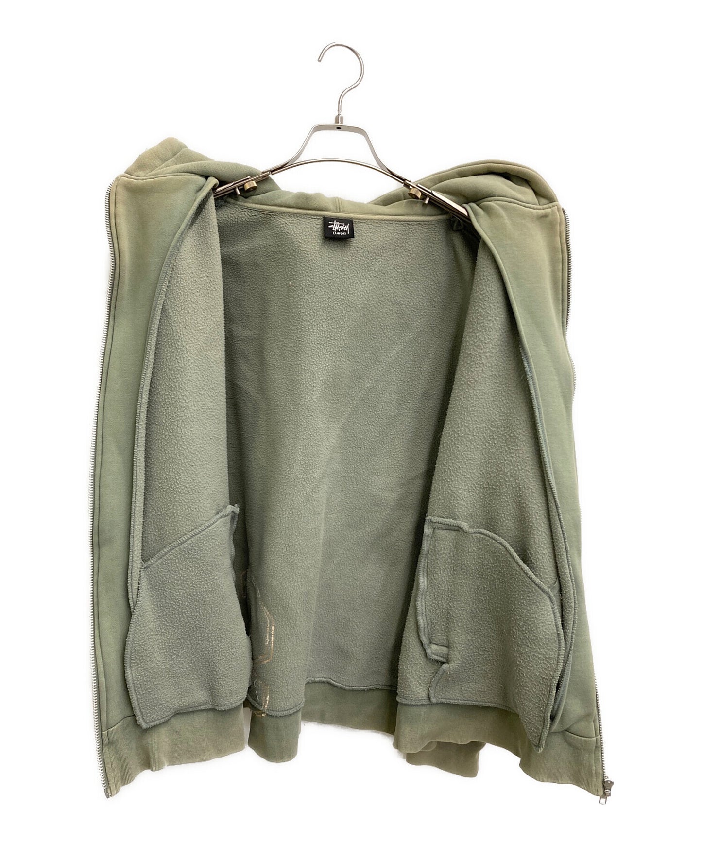 [Pre-owned] stussy zip hoodie